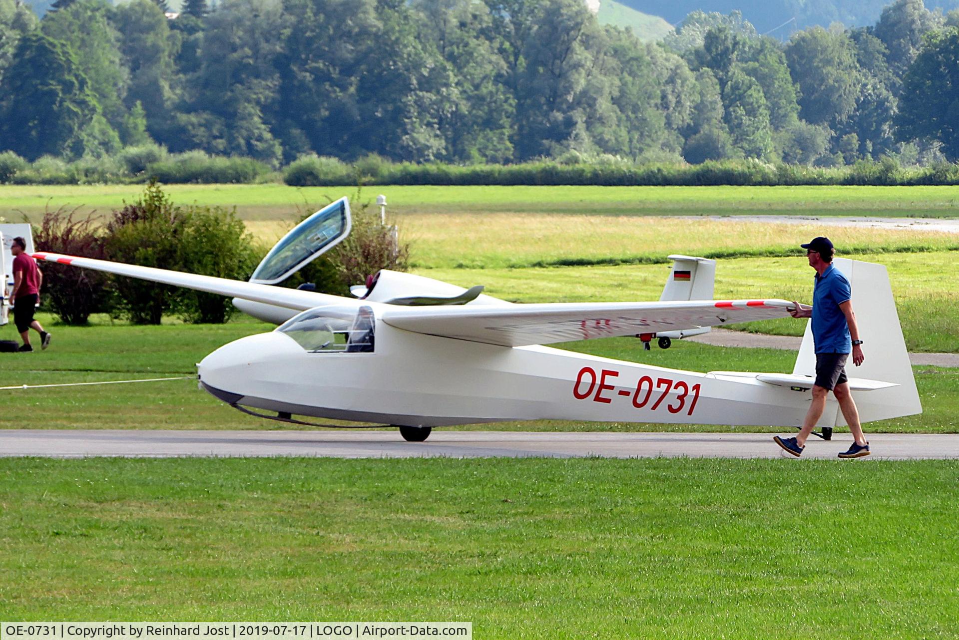 OE-0731, 1964 Schleicher Ka-8B C/N 8231, KA-8B waiting for the next launch at Niederöblarn, Austria