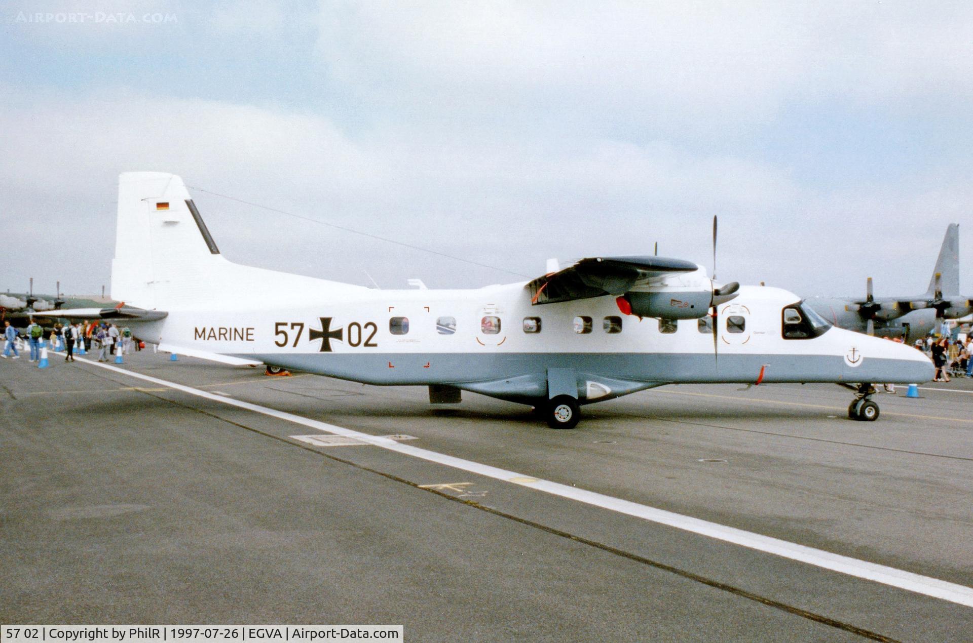 57 02, Dornier 228-212 C/N 8211, 57+02 Dornier Do228 Kriegesmarine RIAT
