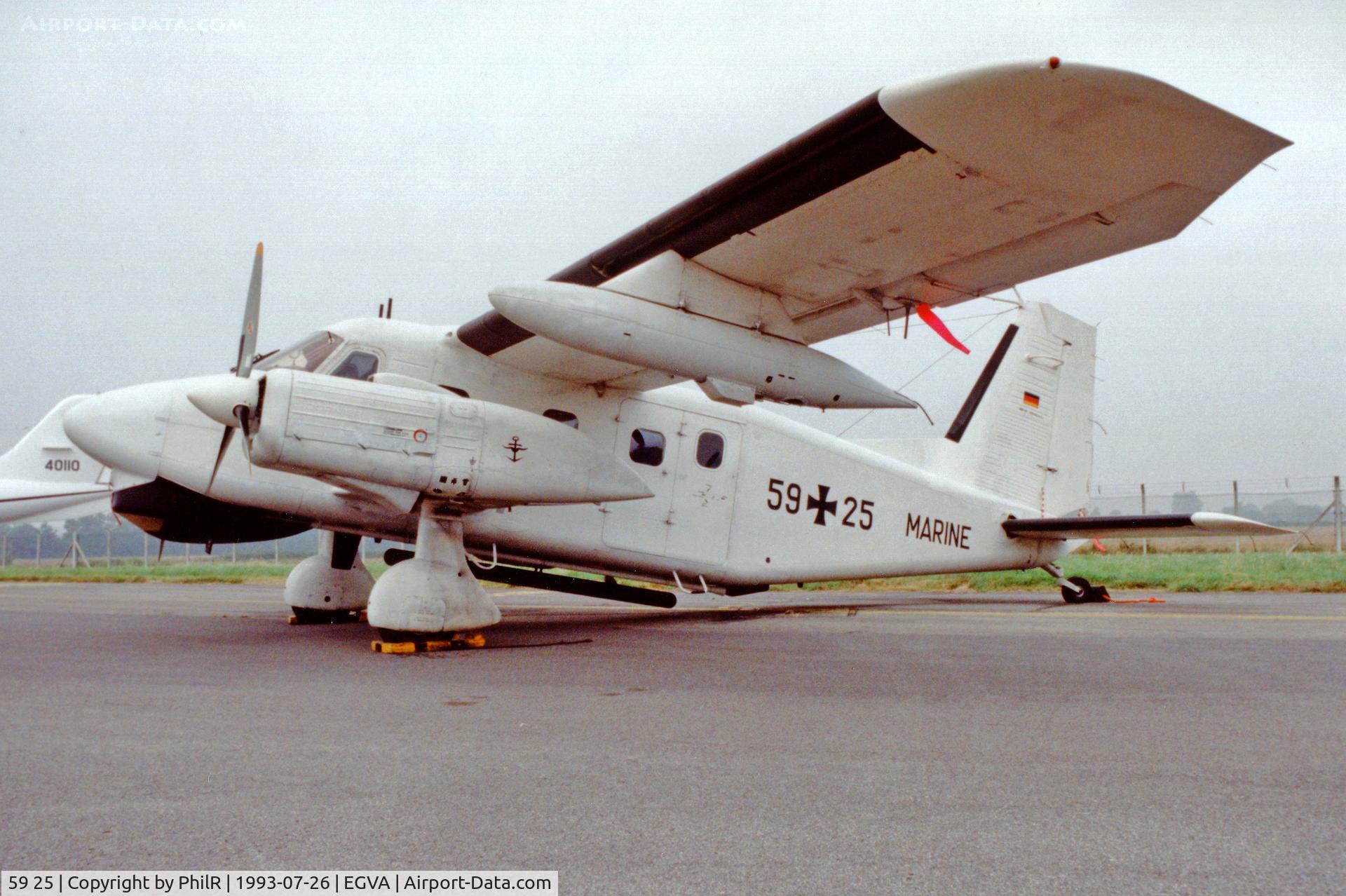 59 25, Dornier Do-28D-2M Skyservant C/N 4200, 59+25 Do28D-20U Skyservant Kriegesmarine IAT