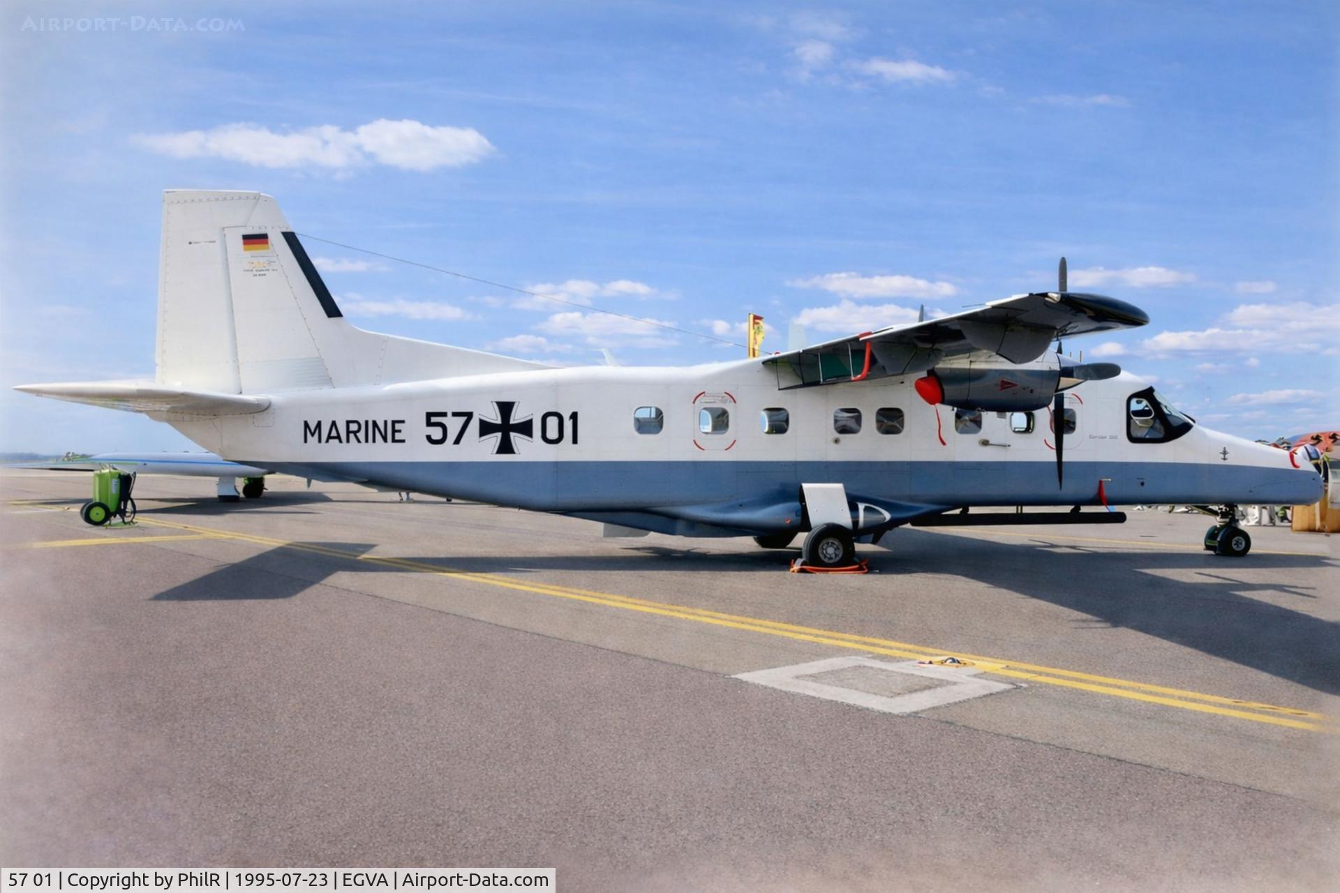 57 01, Dornier 228-212(LM), c/n 8185/0185, 57+01 Do-228 Kriegesmarine IAT 
