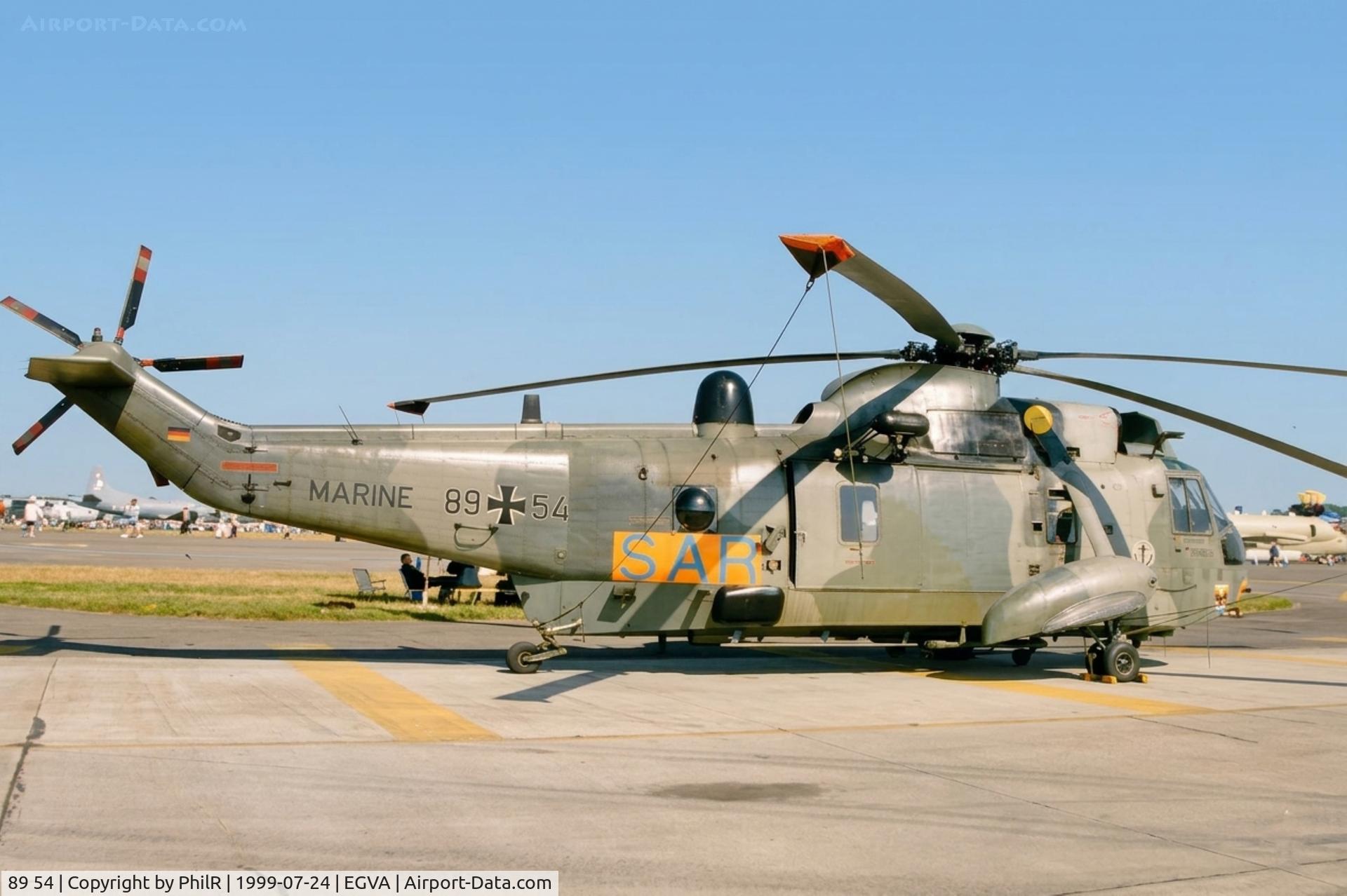 89 54, 1973 Westland Sea King Mk.41 C/N wa758, 89+54 WS61 Sea King Mk41 Kriegesmarine RIAT 