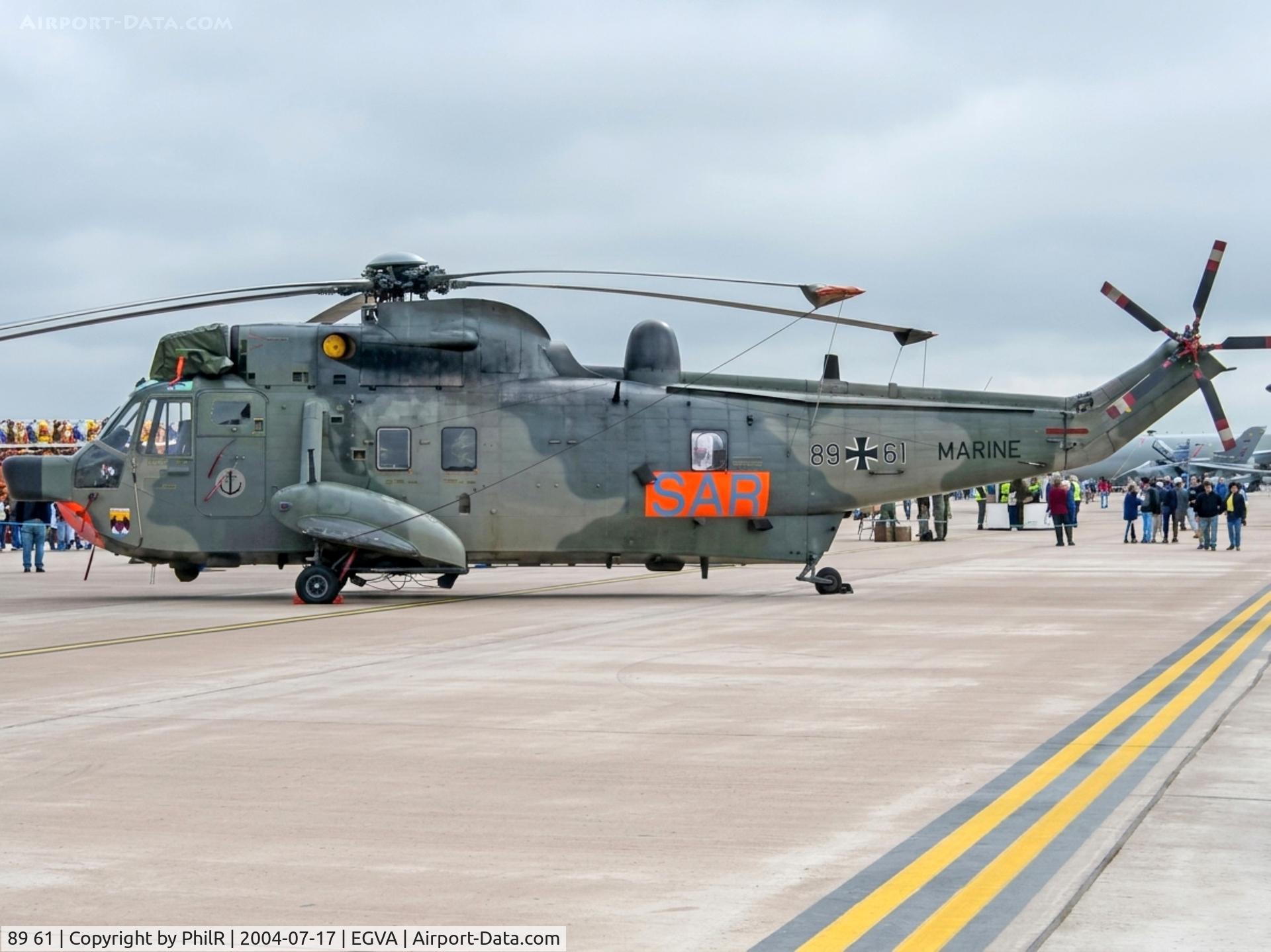 89 61, Westland Sea King Mk.41 C/N WA765, 89+61 Westland WS61 Sea King Mk 41 Kriegsmarine RIAT 
