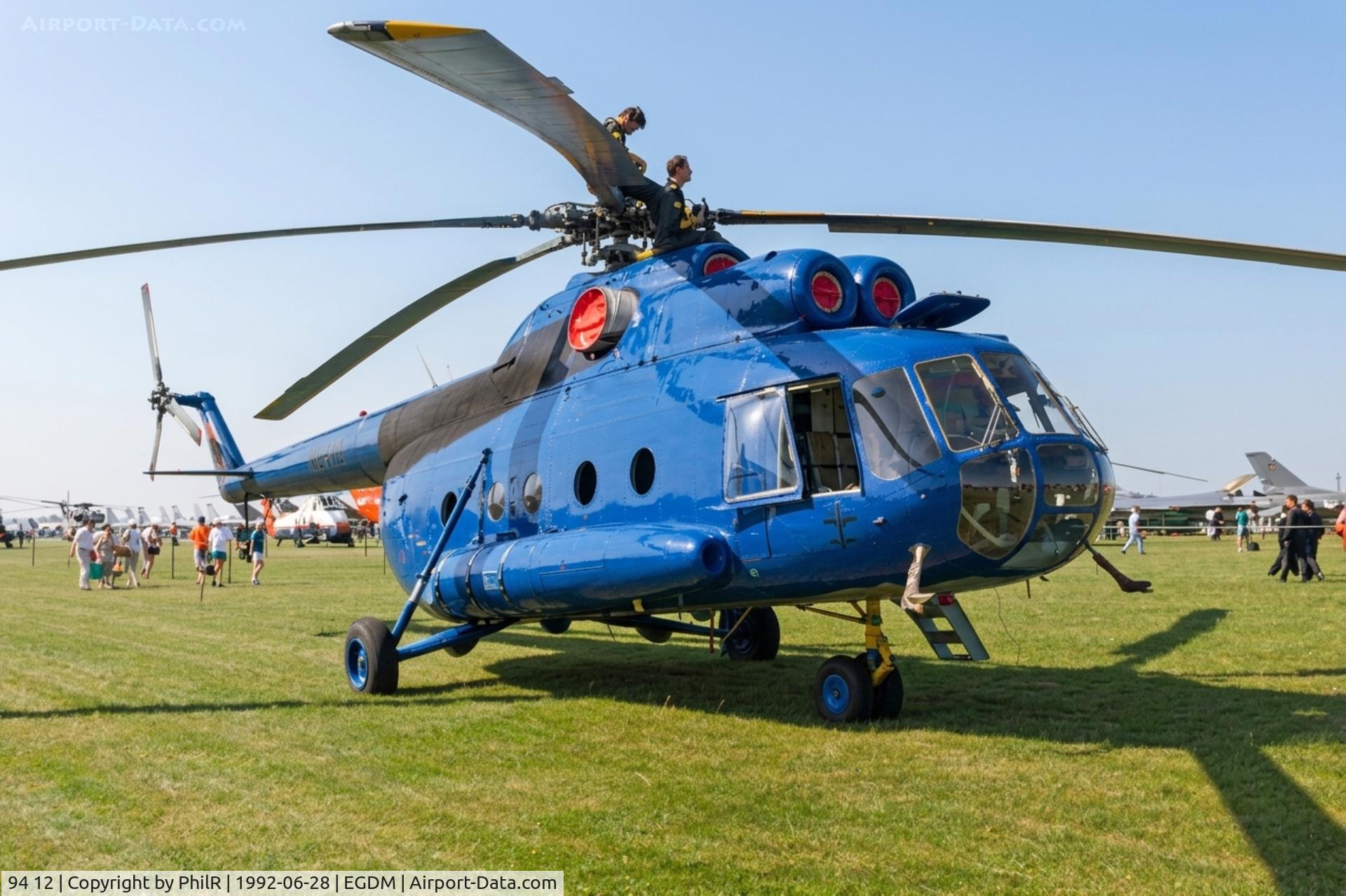 94 12, 1977 Mil Mi-8TB C/N 10574, 94+12 1977 Mil Mi-8 Kriegesmarine IAT Boscombe Down