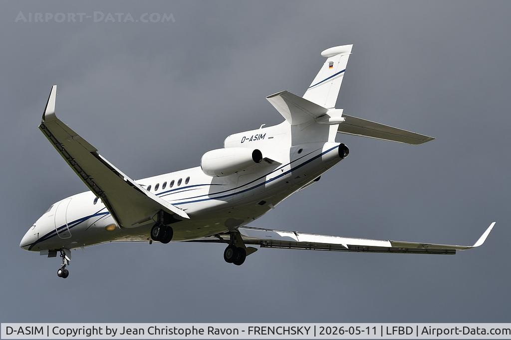D-ASIM, 2013 Dassault Falcon 7X C/N 106, Oxford (OXF)	Bordeaux (BOD)	H5992