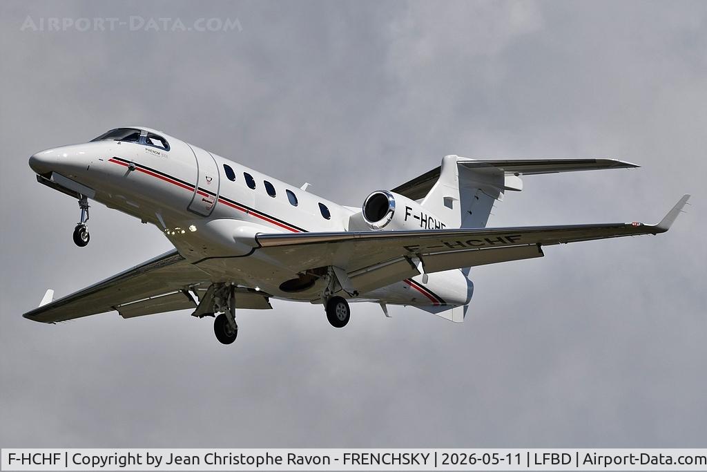 F-HCHF, Embraer EMB-505 Phenom 300E C/N 50500929, Frankfurt (FRA)	Bordeaux (BOD)	(FHCHF)