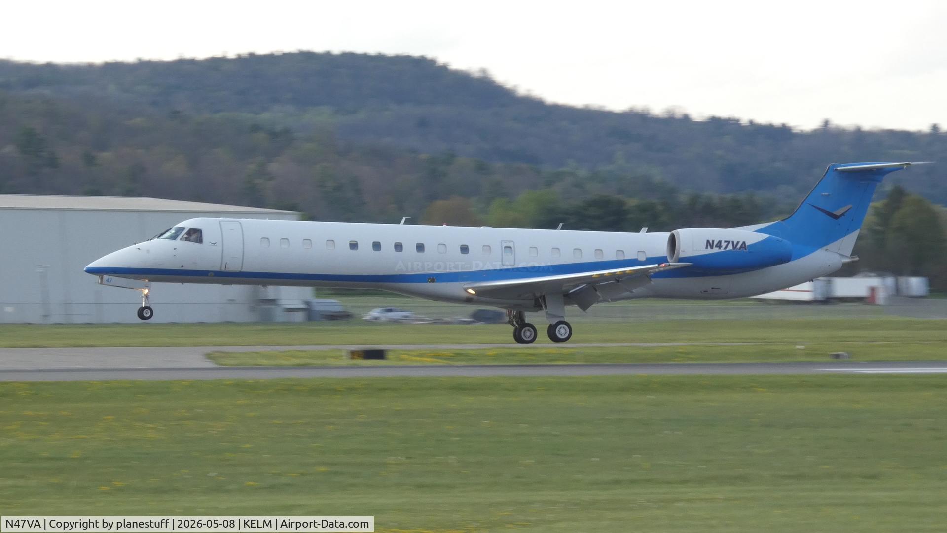 N47VA, 1999 Embraer ERJ-145LR (EMB-145LR) C/N 145110, ELM Spotting
