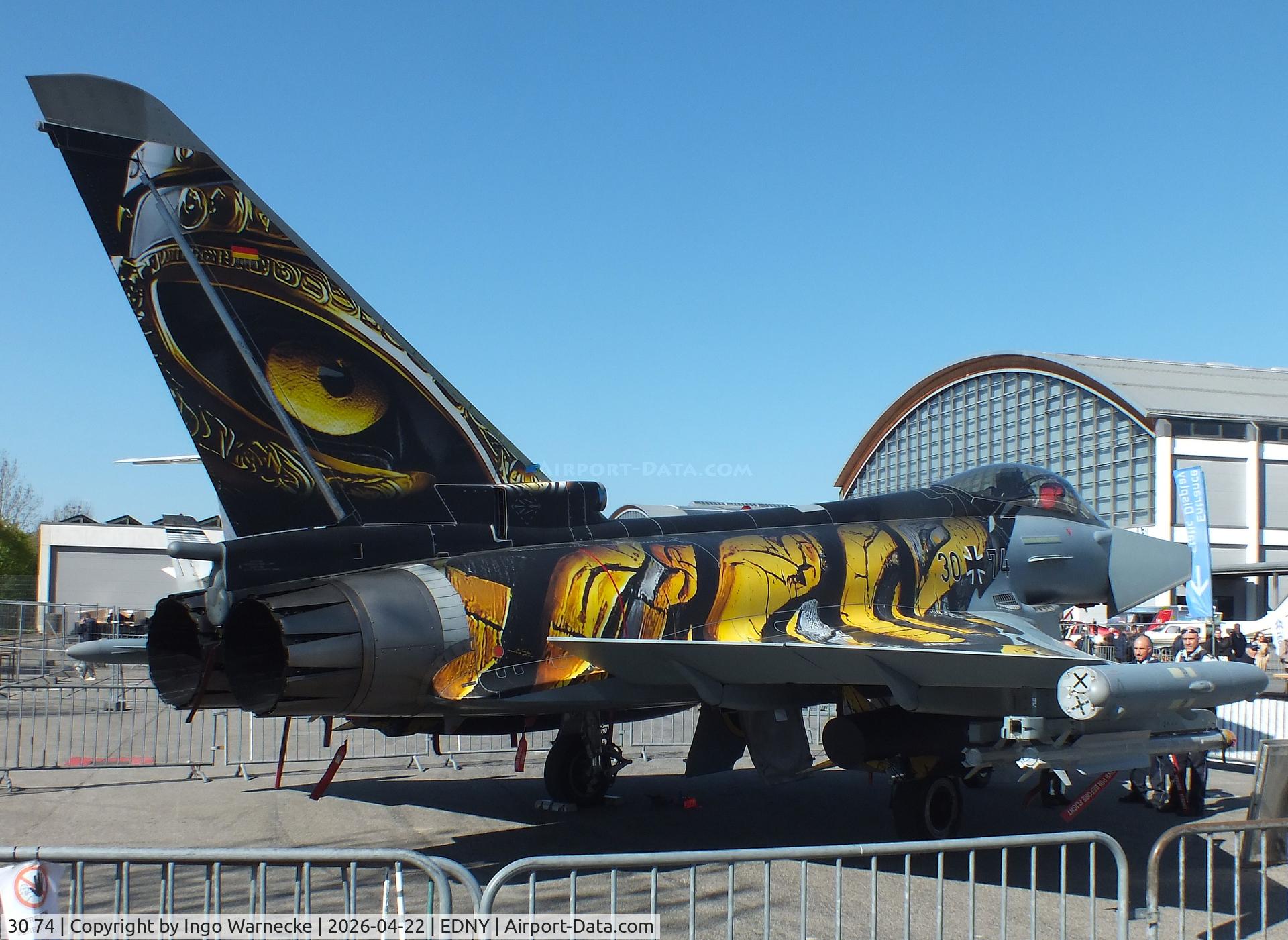30 74, 2014 Eurofighter EF-2000 Typhoon C/N GS055, Eurofighter EF2000 of the Luftwaffe (German Air Force)  in 