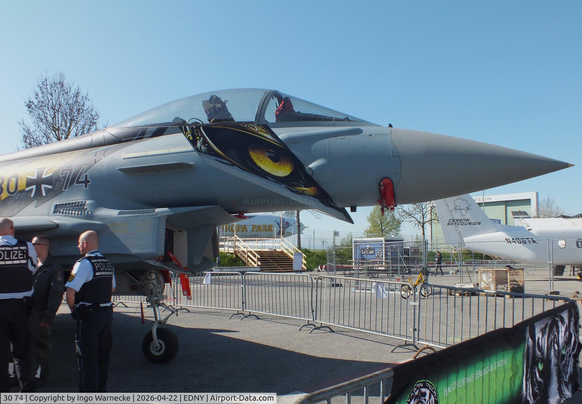 30 74, 2014 Eurofighter EF-2000 Typhoon C/N GS055, Eurofighter EF2000 of the Luftwaffe (German Air Force)  in 