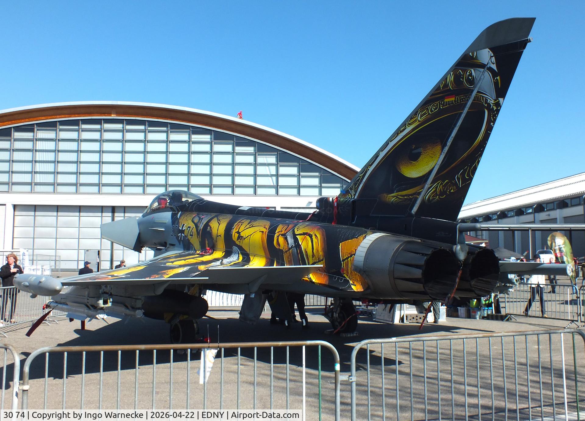 30 74, 2014 Eurofighter EF-2000 Typhoon C/N GS055, Eurofighter EF2000 of the Luftwaffe (German Air Force)  in 