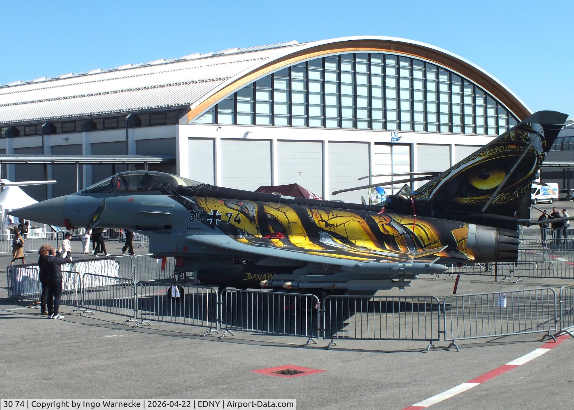 30 74, 2014 Eurofighter EF-2000 Typhoon C/N GS055, Eurofighter EF2000 of the Luftwaffe (German Air Force)  in 