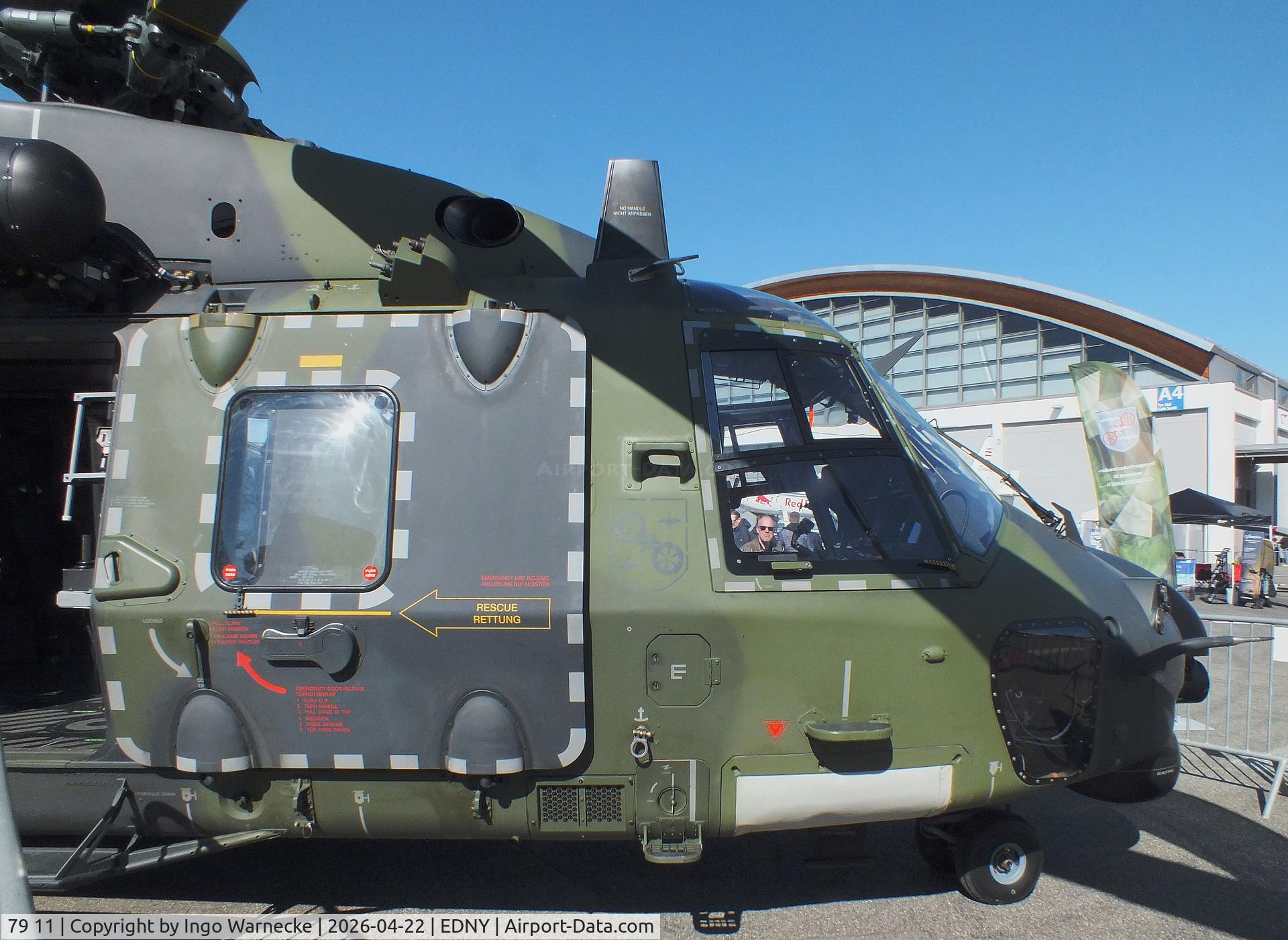 79 11, 2013 NHI NH-90 TTH HEER Caiman, c/n 1143, NHI NH90 TTH of the Heeresflieger (German Army) at the AERO 2026, Friedrichshafen