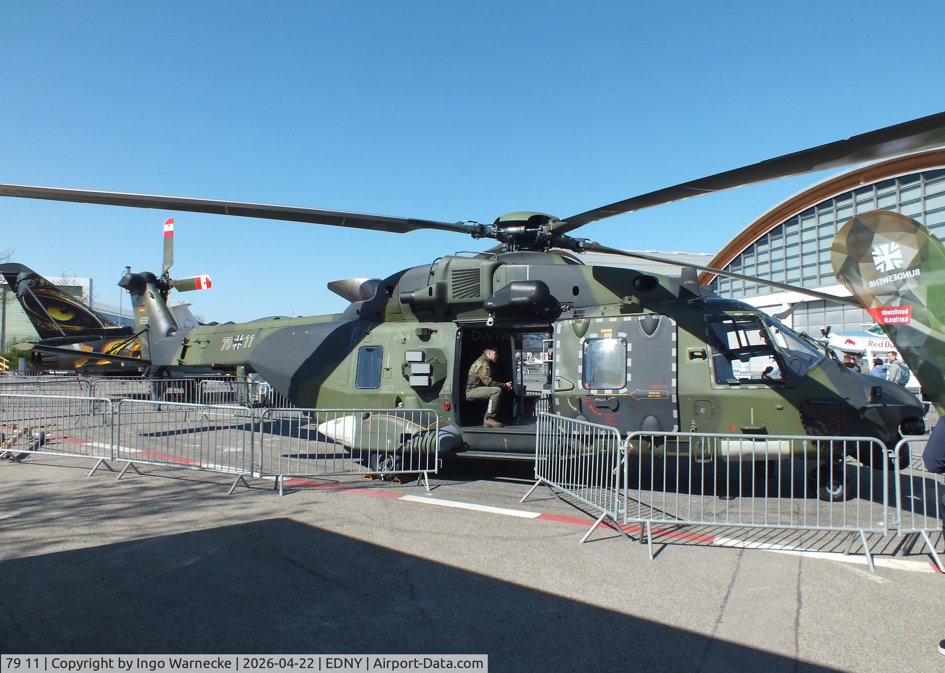 79 11, 2013 NHI NH-90 TTH HEER Caiman, c/n 1143, NHI NH90 TTH of the Heeresflieger (German Army) at the AERO 2026, Friedrichshafen