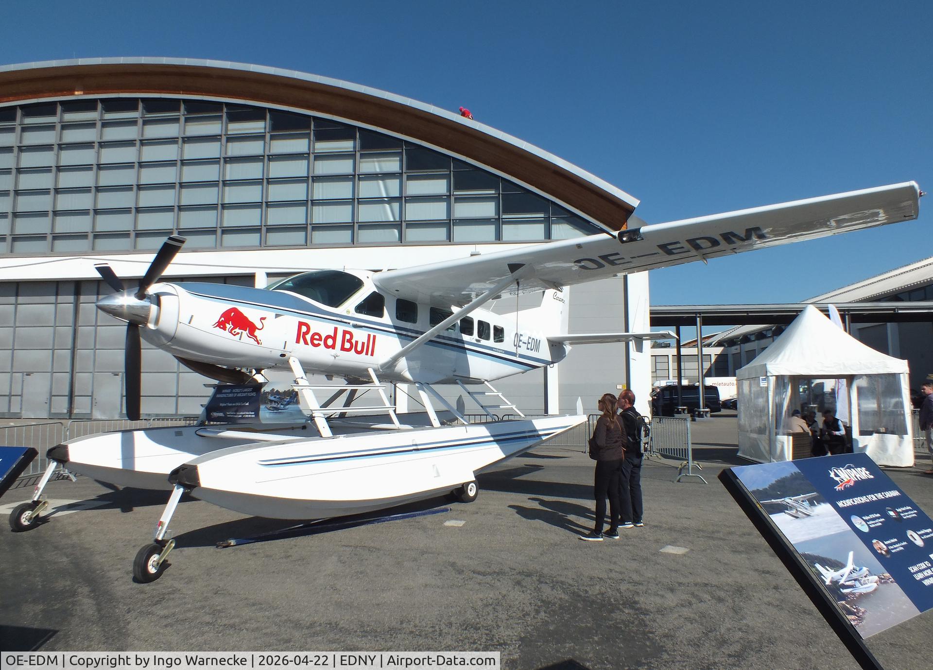 OE-EDM, 1996 Cessna 208 Caravan 1, c/n 20800257, Cessna 208 Caravan 1 on amphibious floats at the AERO 2026, Friedrichshafen
