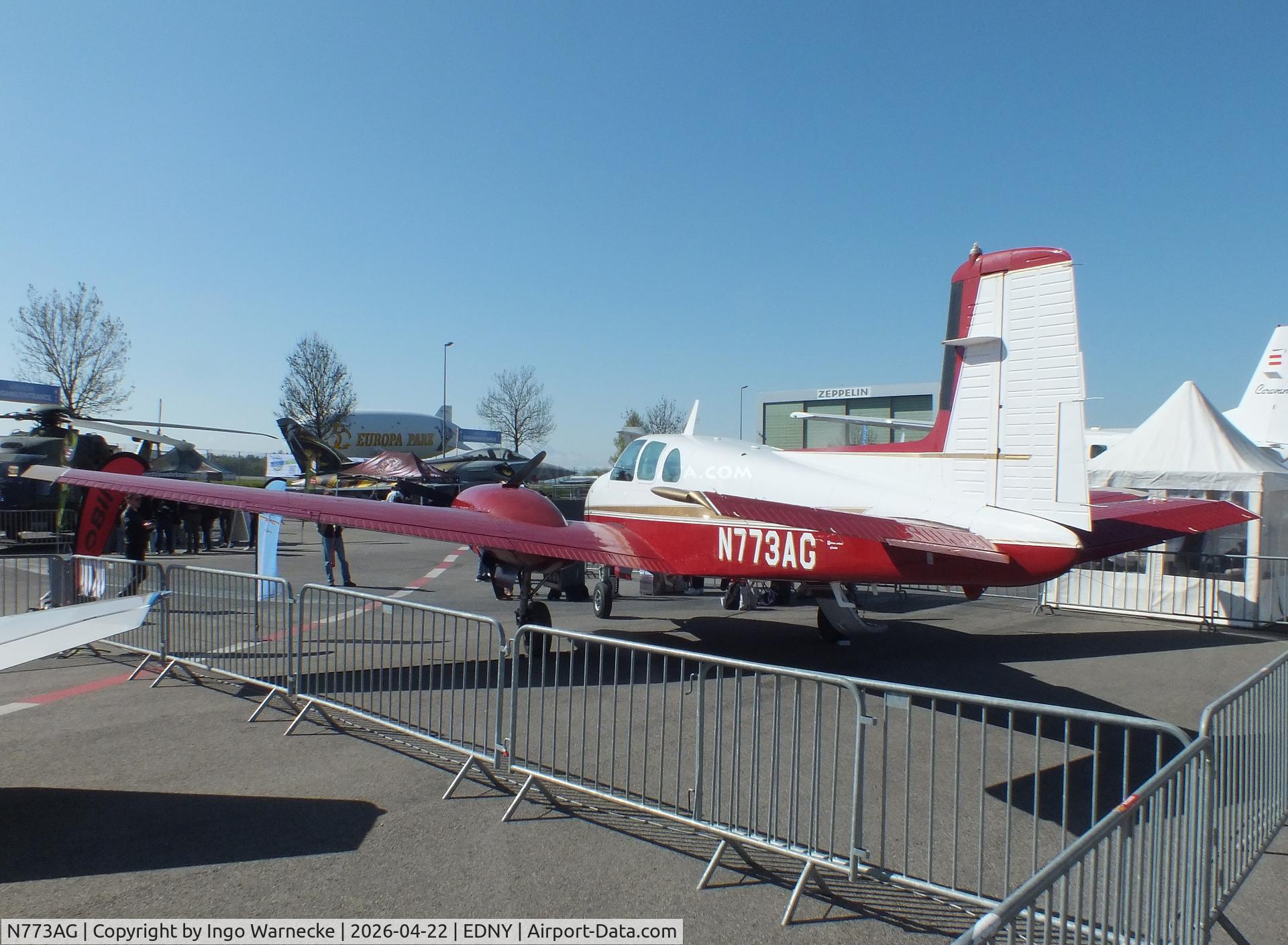 N773AG, 1960 Beech H50 C/N HH-130, Beech H50 Twin Bonanza at the AERO 2026, Friedrichshafen