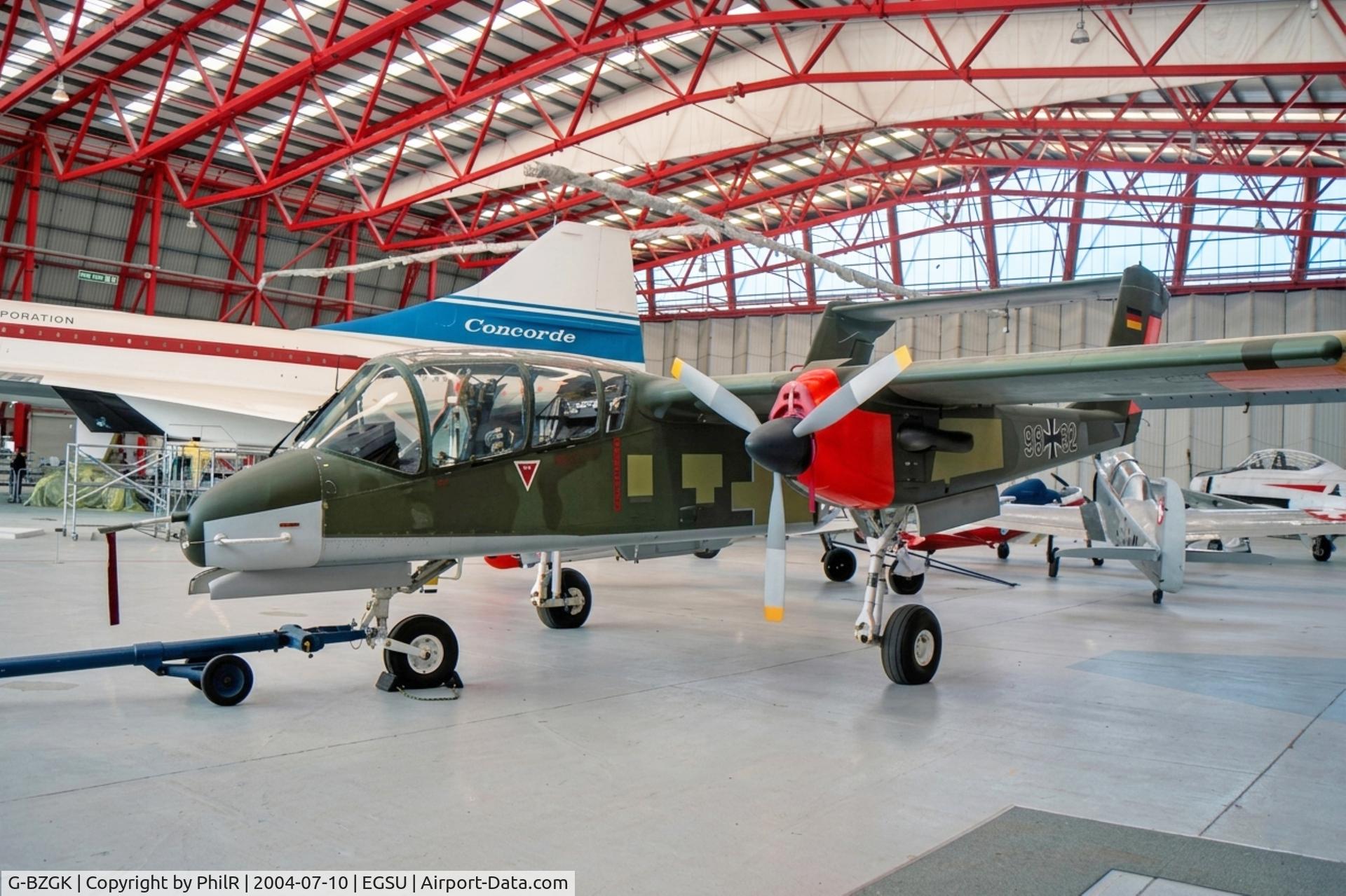 G-BZGK, 1971 North American OV-10B Bronco, c/n 338-17, 99+32 1971 NA Rockwell OV10A Bronco Luftwaffe Duxford

