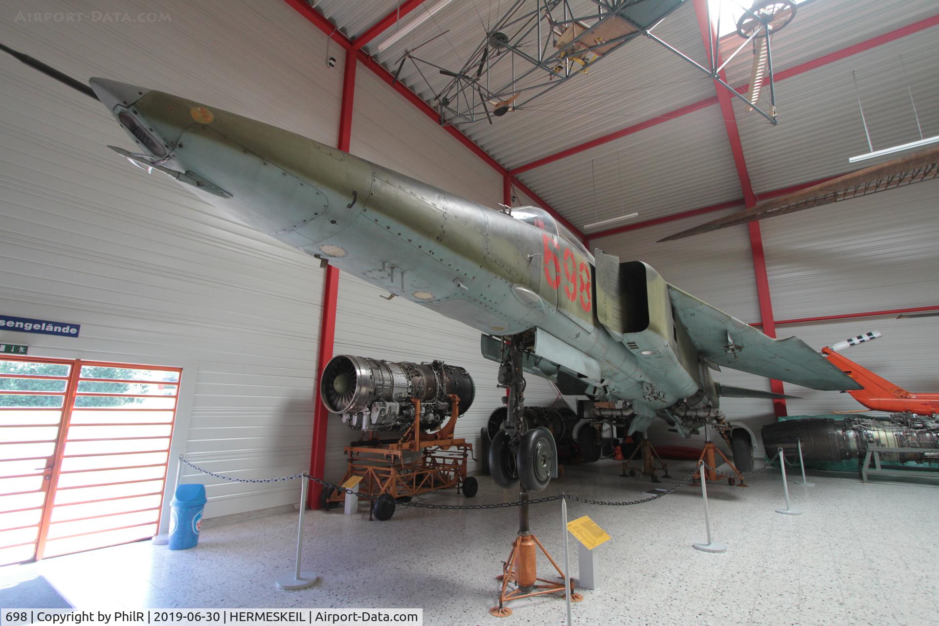 698, Mikoyan-Gurevich MiG-23BN C/N 0393214214, 698 (20+46) MiG-23 BN GAF ex NVAf Hermeskeil 
