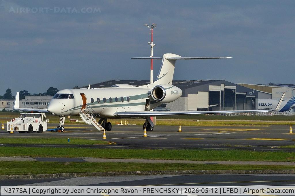 N377SA, 2007 Gulfstream Aerospace GV-SP, c/n 5155, Bordeaux (BOD)	Oxford (OXC)	(N377SA)