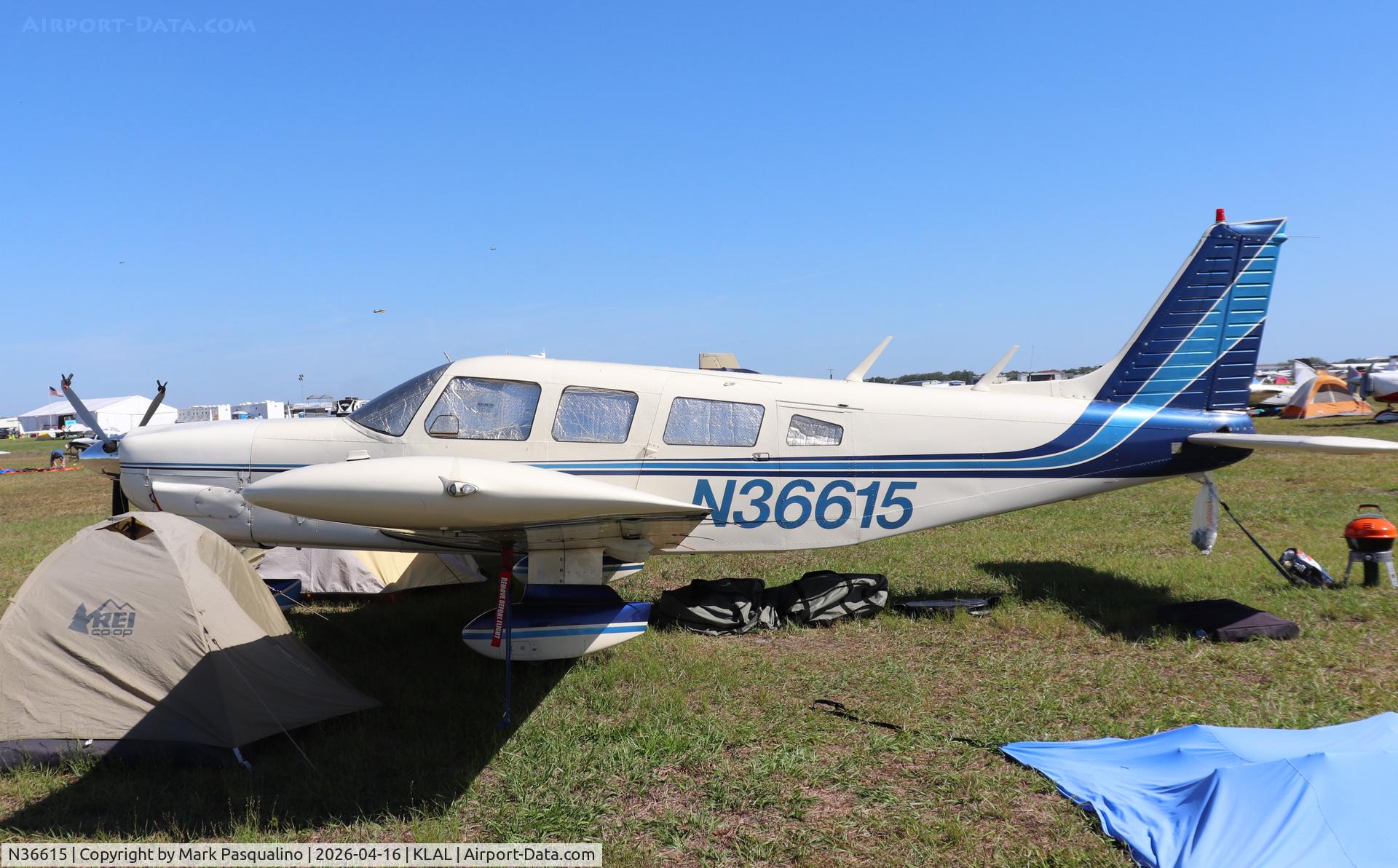 N36615, 1978 Piper PA-32-300 Cherokee Six C/N 32-7840166, Piper PA-32-300