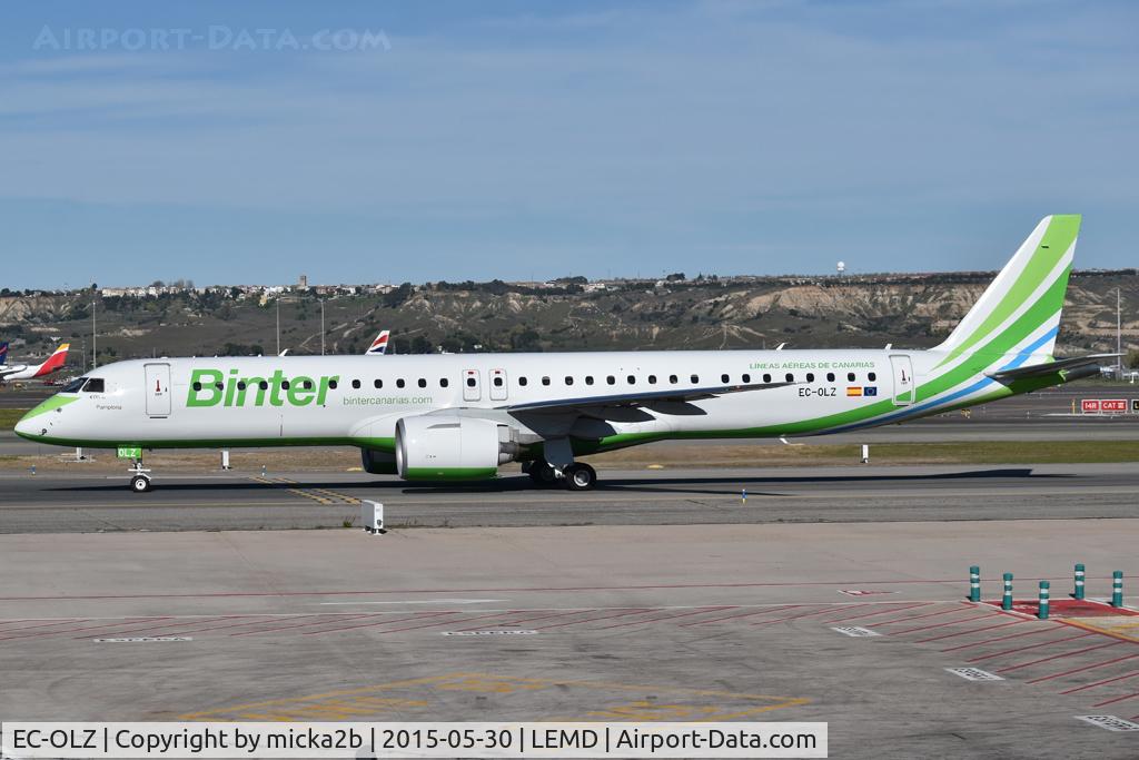 EC-OLZ, 2024 Embraer E195-E2 C/N 19020170, Taxiing
