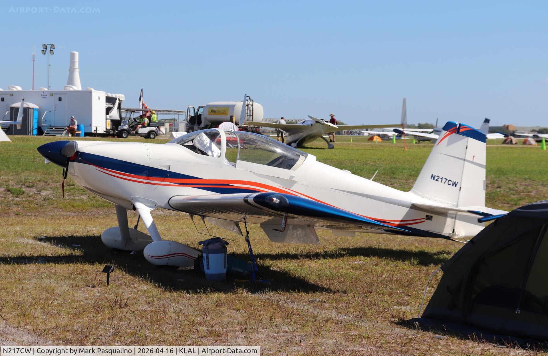N217CW, 2008 Vans RV-7 C/N 72170, Vans RV-7