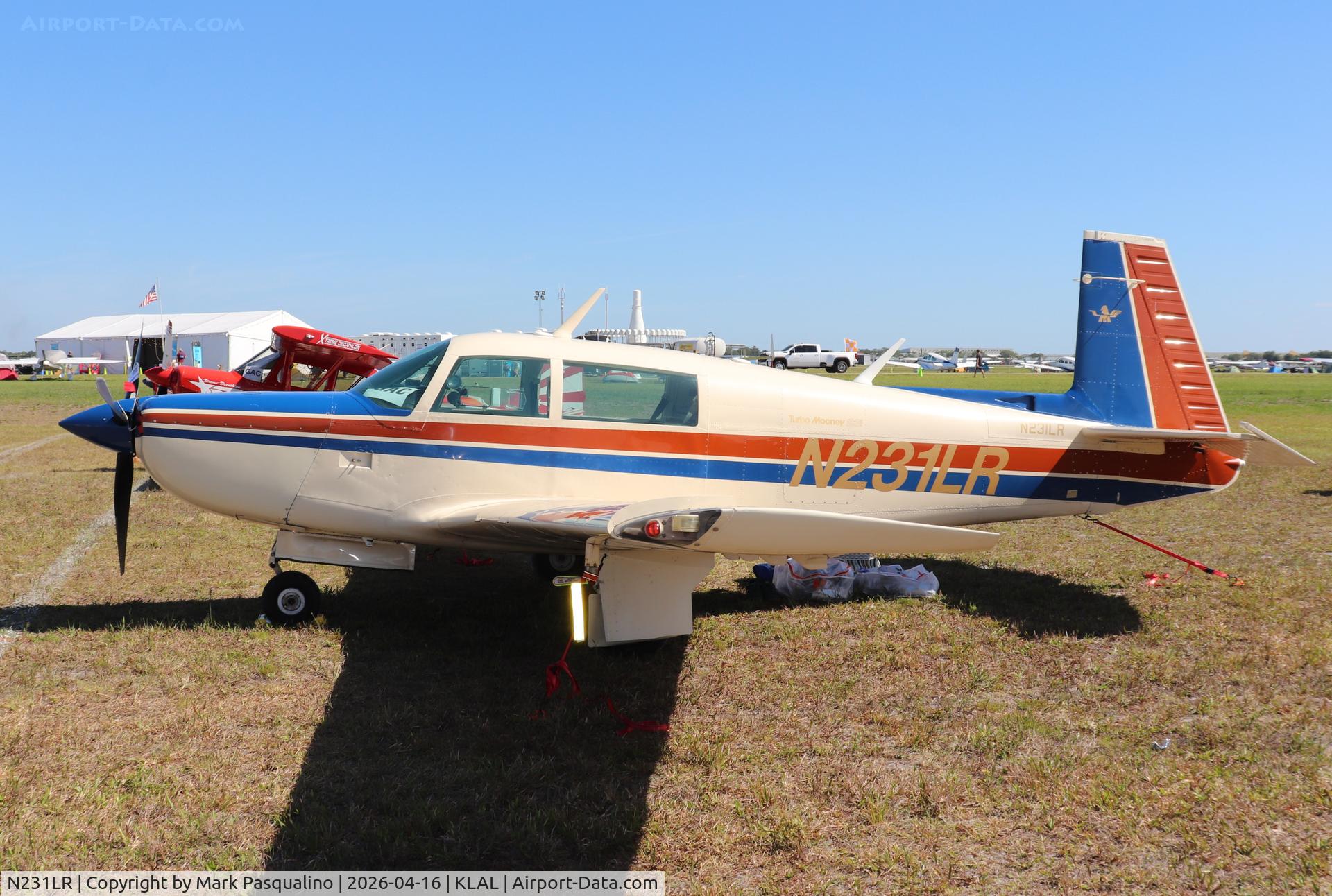 N231LR, 1978 Mooney M20K C/N 25-0025, Mooney M20K