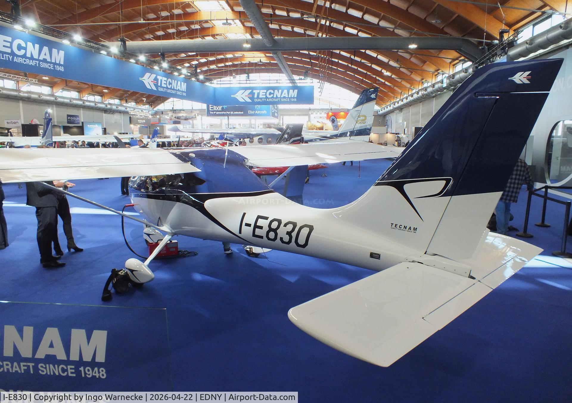 I-E830, 2025 Tecnam P92 Echo Mk II C/N 1773, Tecnam P92 Echo Mk II at the AERO 2026, Friedrichshafen