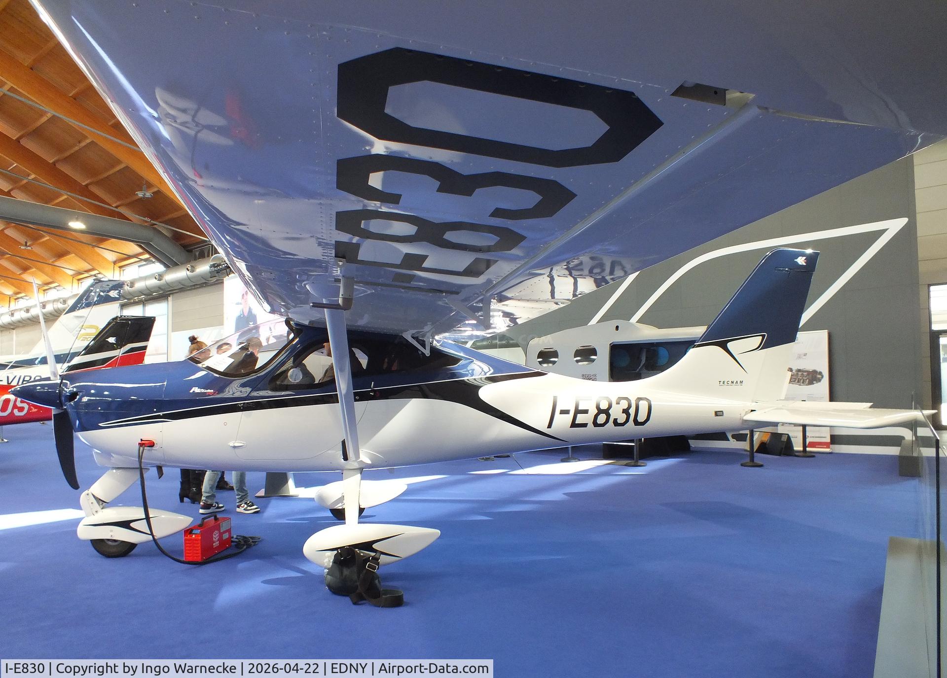 I-E830, 2025 Tecnam P92 Echo Mk II C/N 1773, Tecnam P92 Echo Mk II at the AERO 2026, Friedrichshafen