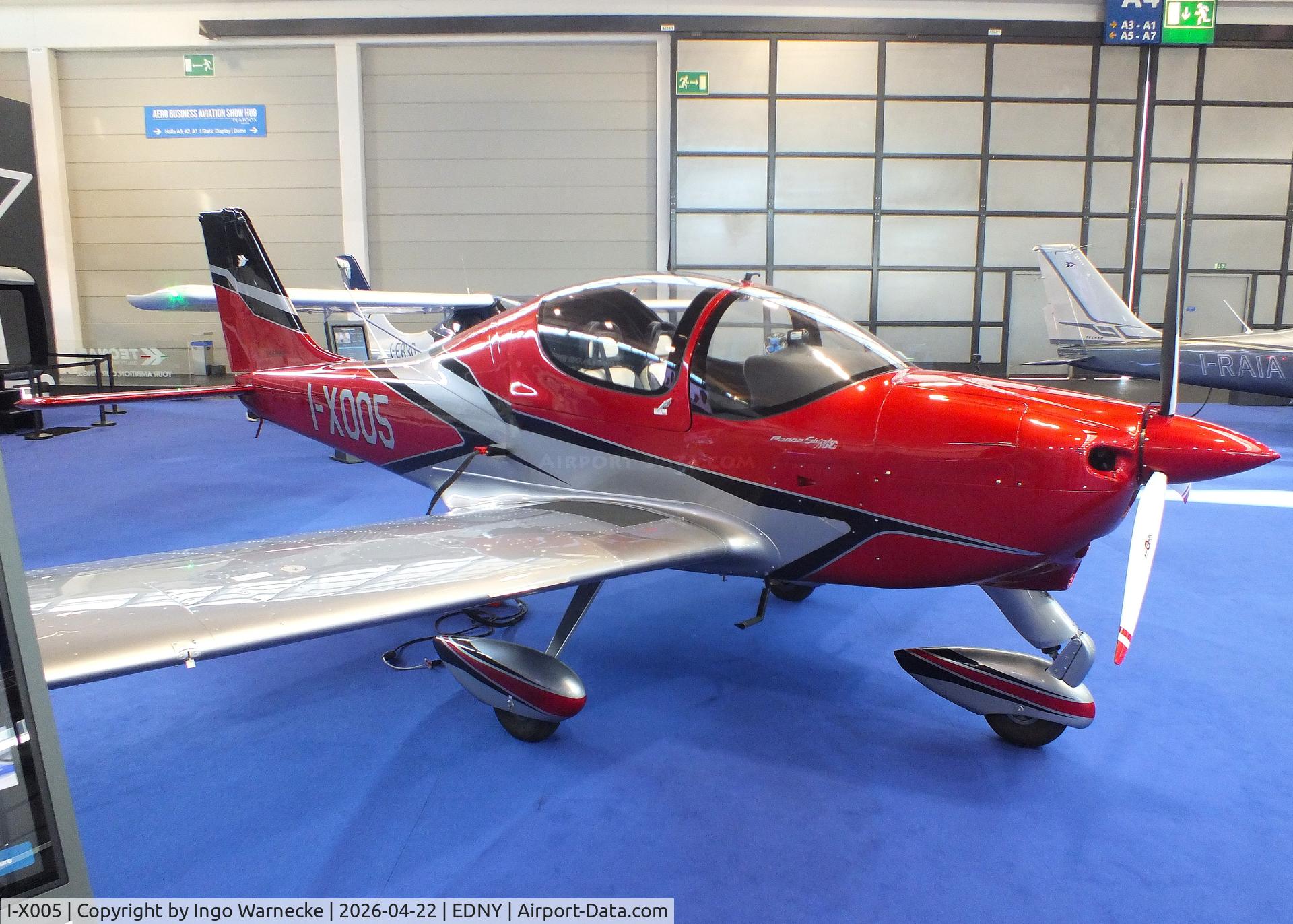 I-X005, Tecnam P-2002 Sierrra Mk.II C/N unknown_I-X005, Tecnam P2002 Sierrra Mk II at the AERO 2026, Friedrichshafen