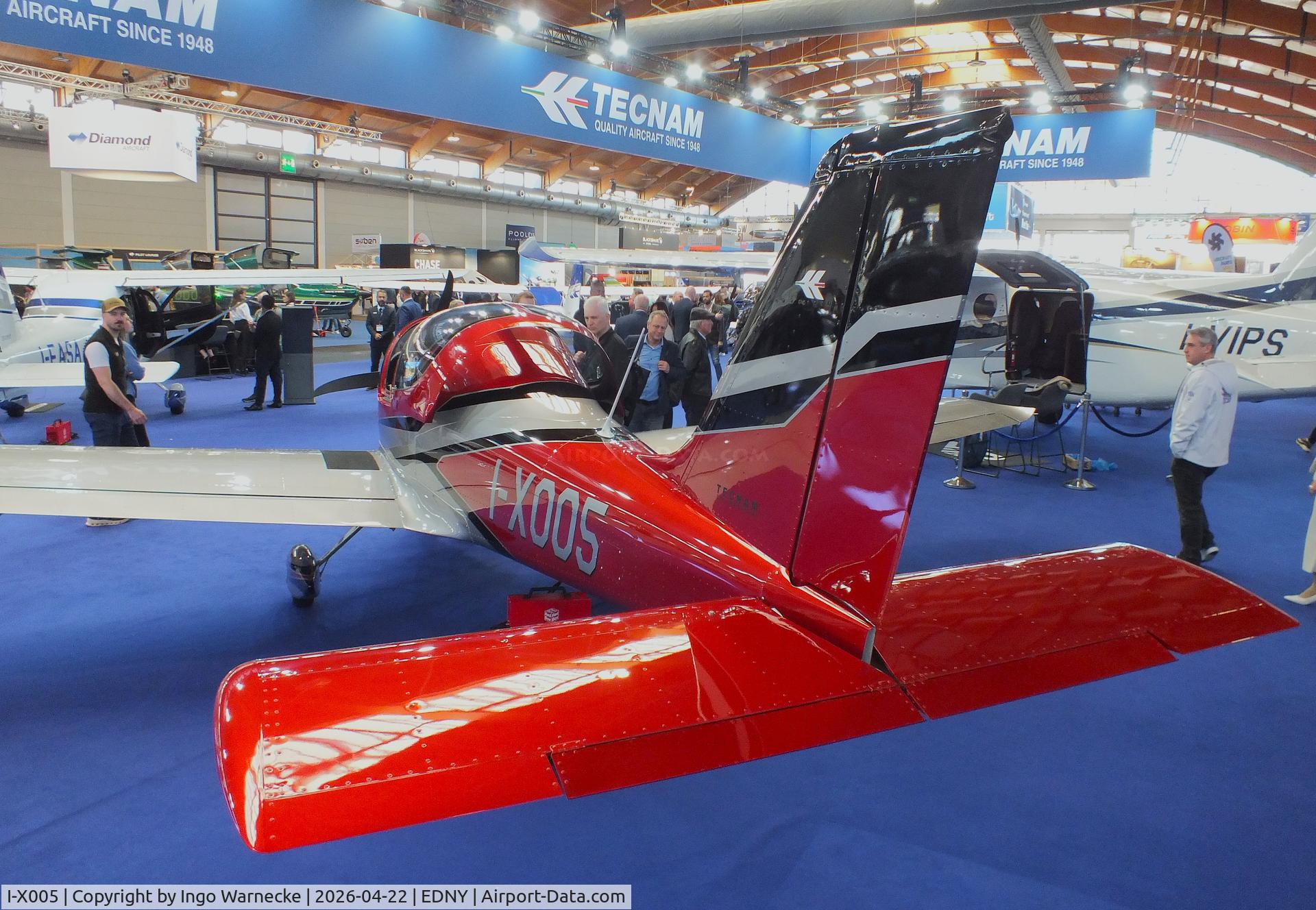 I-X005, Tecnam P-2002 Sierrra Mk.II C/N unknown_I-X005, Tecnam P2002 Sierrra Mk II at the AERO 2026, Friedrichshafen