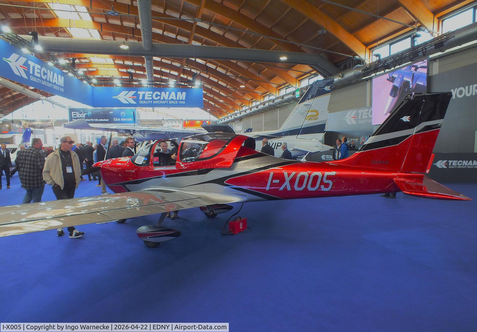 I-X005, Tecnam P-2002 Sierrra Mk.II C/N unknown_I-X005, Tecnam P2002 Sierrra Mk II at the AERO 2026, Friedrichshafen