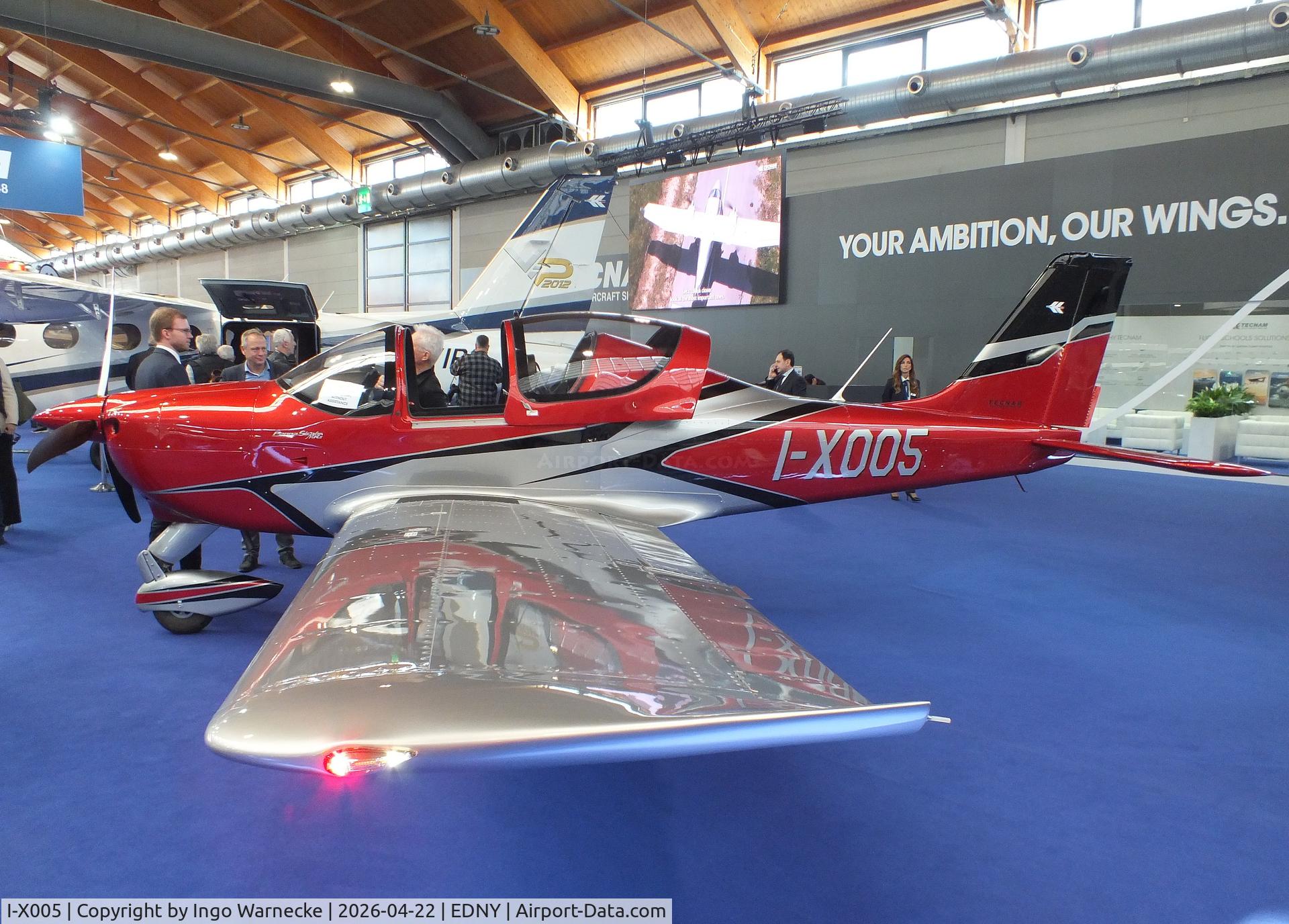 I-X005, Tecnam P-2002 Sierrra Mk.II C/N unknown_I-X005, Tecnam P2002 Sierrra Mk II at the AERO 2026, Friedrichshafen