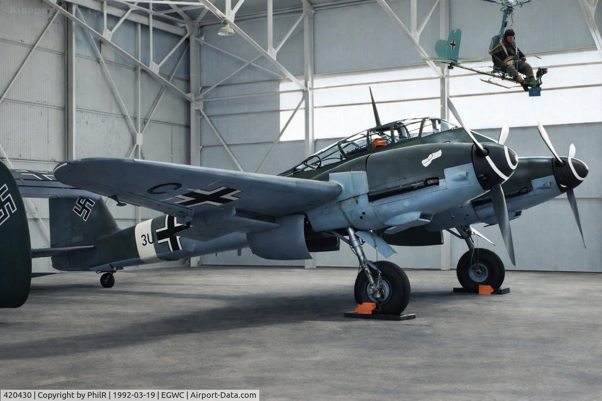 420430, Messerschmitt Me-410A C/N 420430, 420430 1943 Me-410A1-U2 Luftwaffe Cosford 