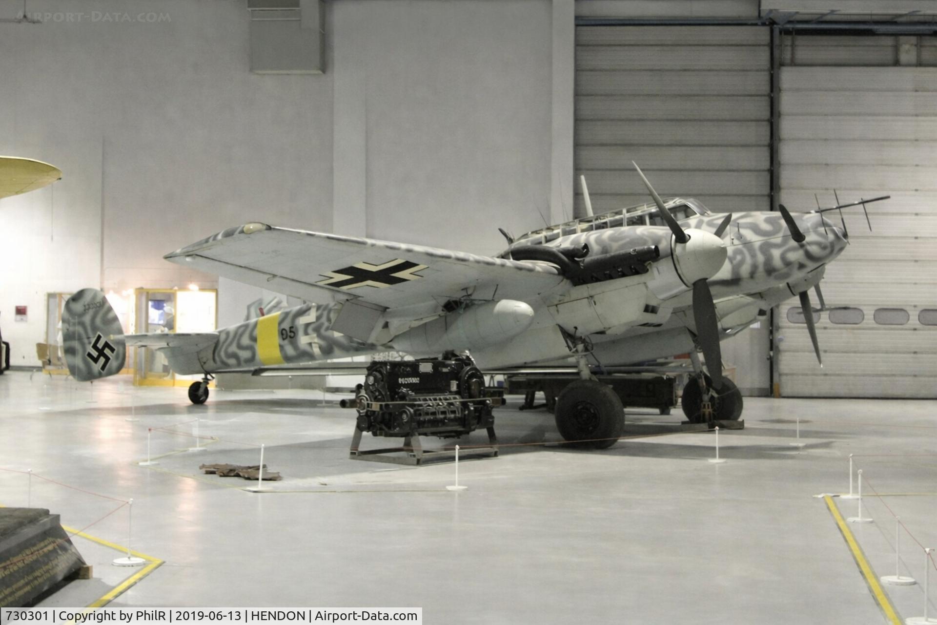 730301, Messerschmitt Bf-110G-4/R6 C/N 730301, 730301 1944 Messerschmitt Bf110G-4R6 RAF Museum Hendon 
