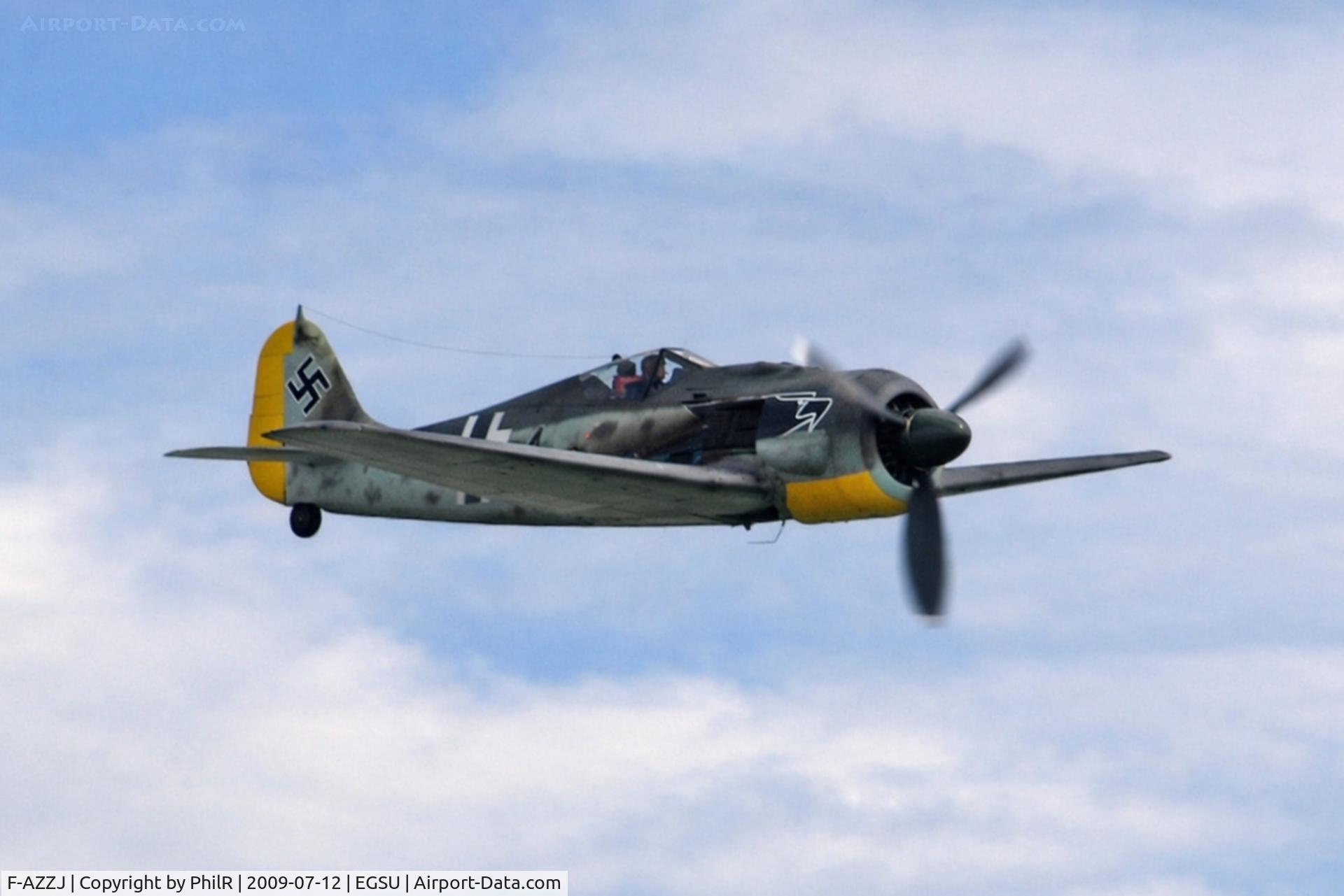 F-AZZJ, Flugwerk Fw 190-A8/N Replica C/N 990013, 990013 F-AZZJ Focke Wulf FW-190 Luftwaffe Duxford 
