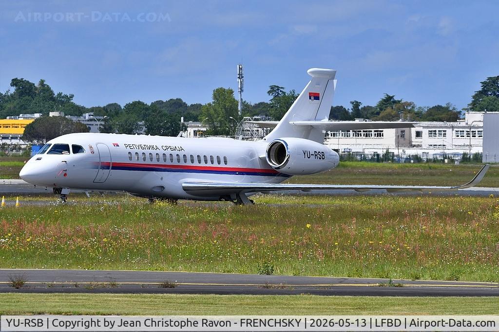 YU-RSB, DASSAULT AVIATION FALCON 6X C/N 013, Serbia - Government