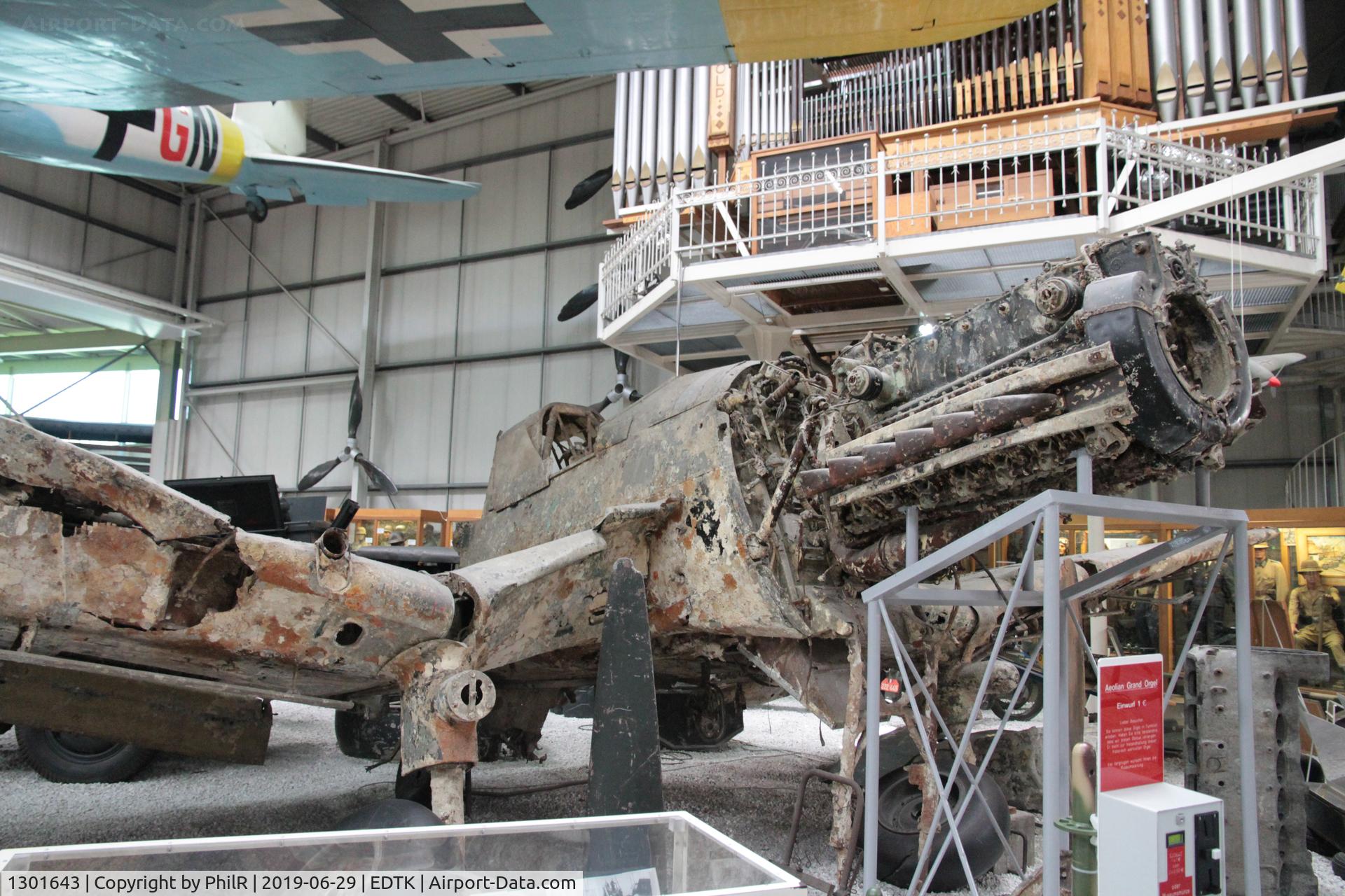 1301643, Junkers Ju-87B Stuka, c/n 1301643, 1301643 Junkers Ju-87B Stuka wreck Luftwaffe Sinsheim 
