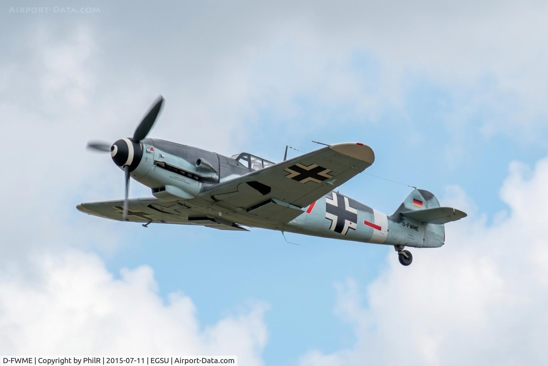 D-FWME, 1950 Messerschmitt HA 1112 M1L (Bf-109G-4) C/N 0139, D-FWME Me BF109G Luftwaffe Duxford 