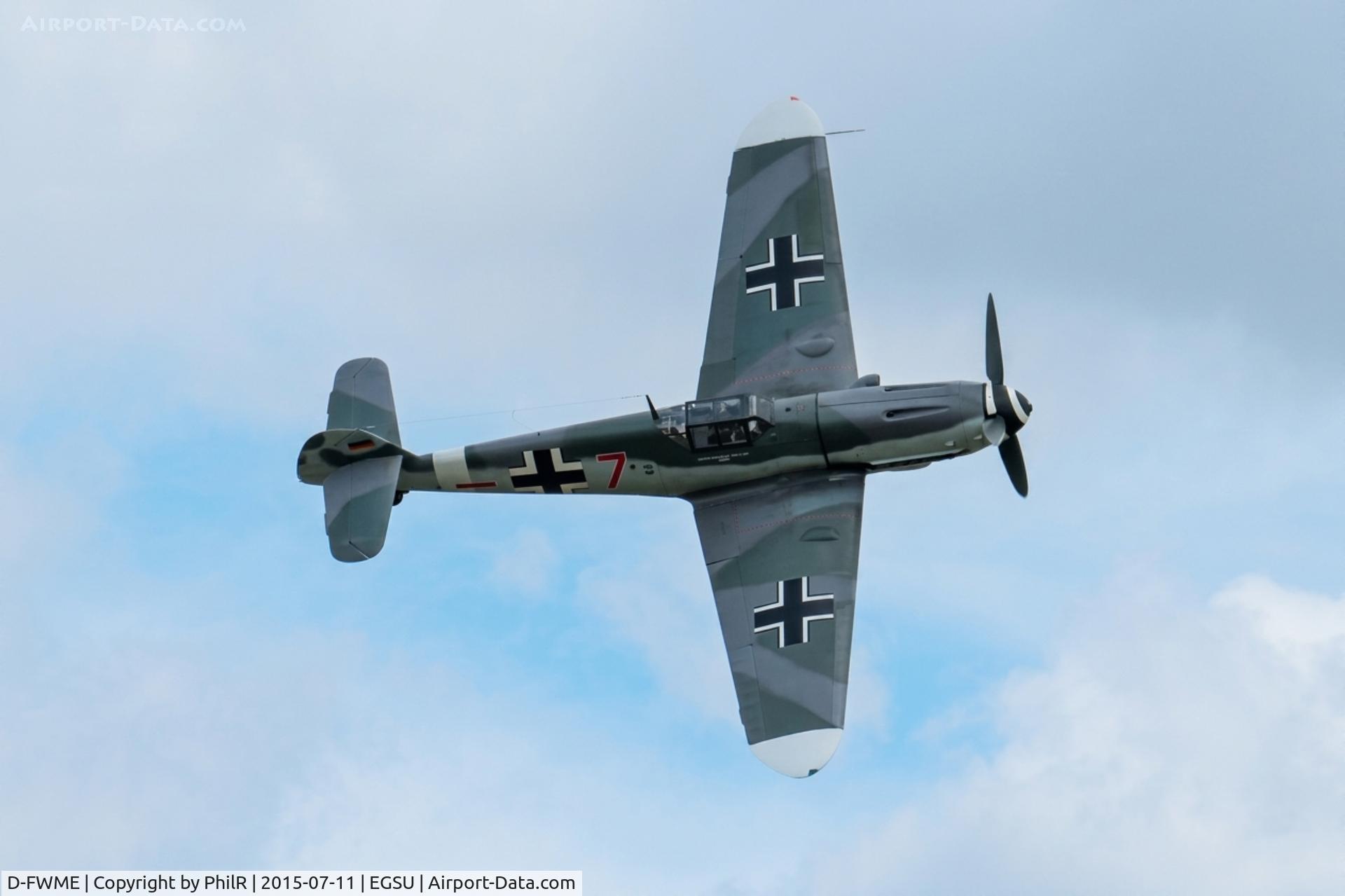 D-FWME, 1950 Messerschmitt HA 1112 M1L (Bf-109G-4) C/N 0139, D-FWME Me BF109G Luftwaffe Duxford 