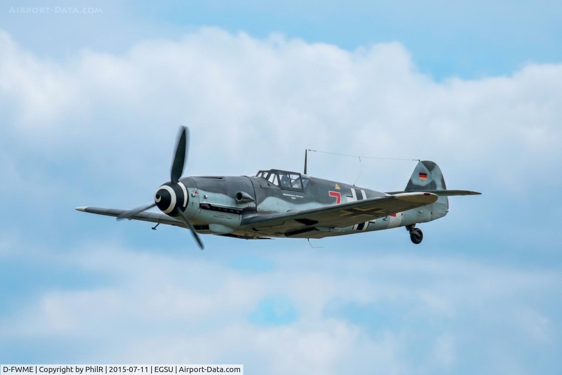 D-FWME, 1950 Messerschmitt HA 1112 M1L (Bf-109G-4) C/N 0139, D-FWME Me BF109G Luftwaffe Duxford 