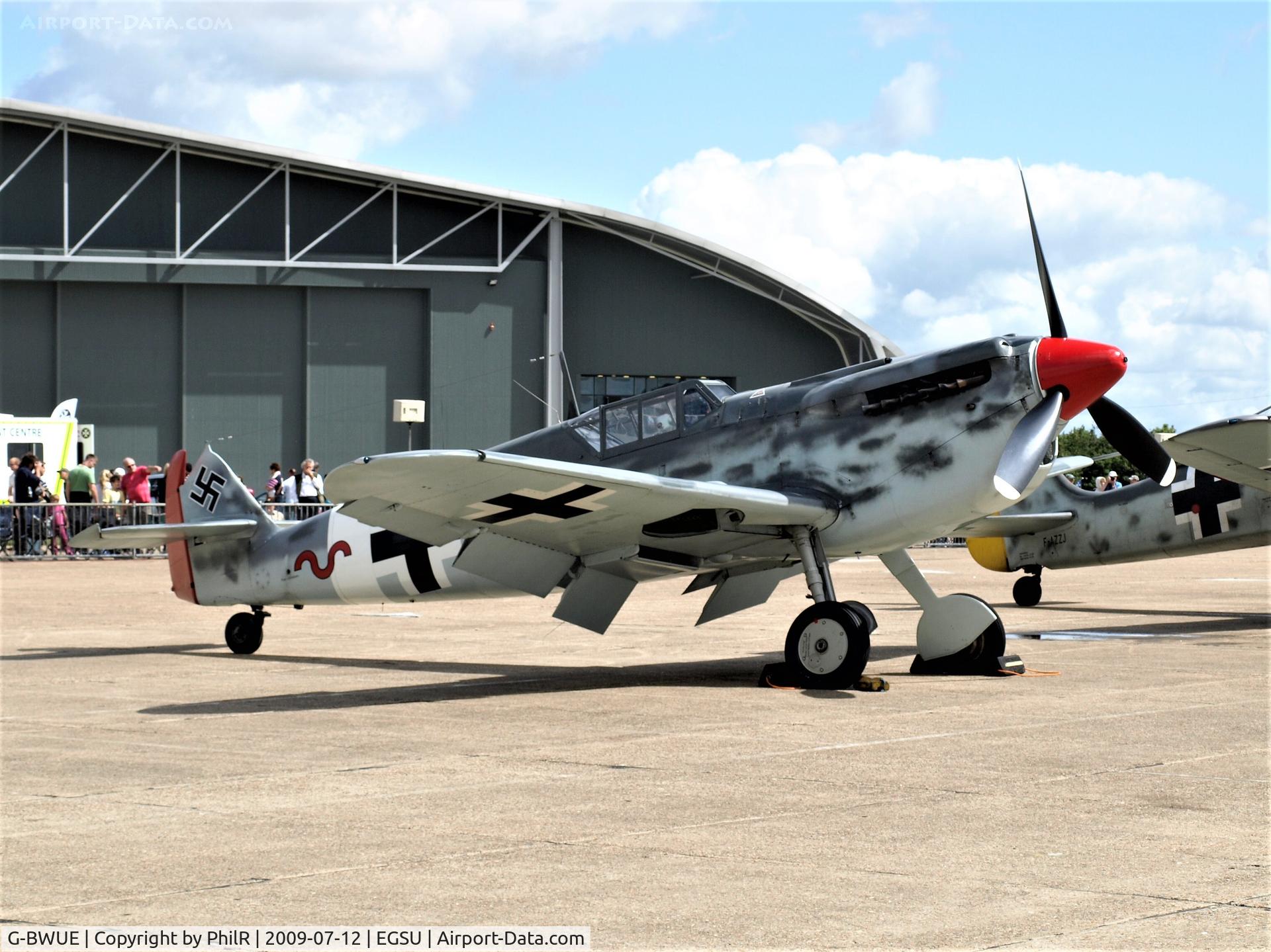 G-BWUE, 1949 Hispano HA-1112-M1L Buchon C/N 172, G-BWUE (G-AWHK, C4K-102) 1949 HA1112 M1L Bouchon Flying Legends Duxford 