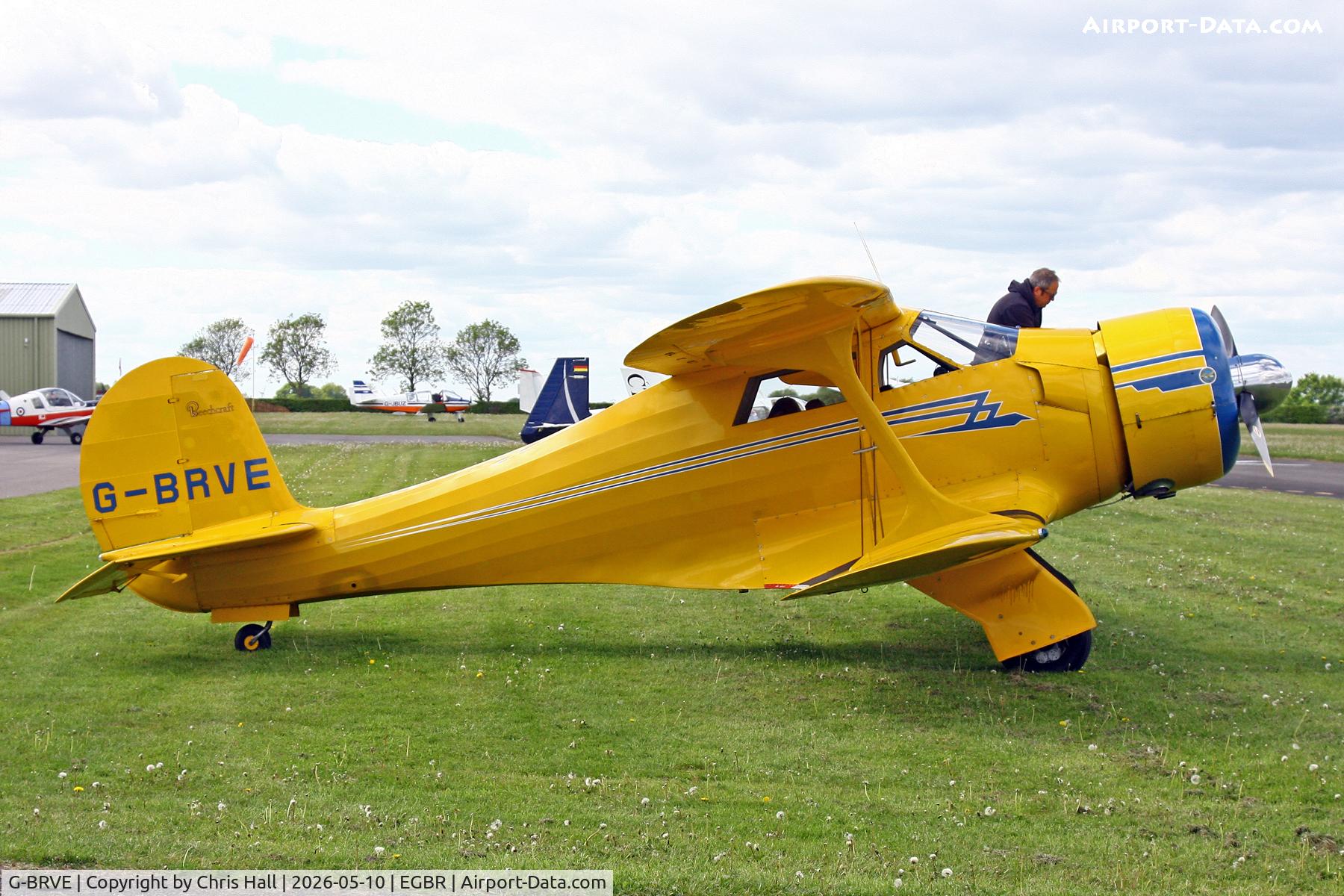 G-BRVE, 1945 Beech D17S Staggerwing C/N 6701, Breighton 10/05-26