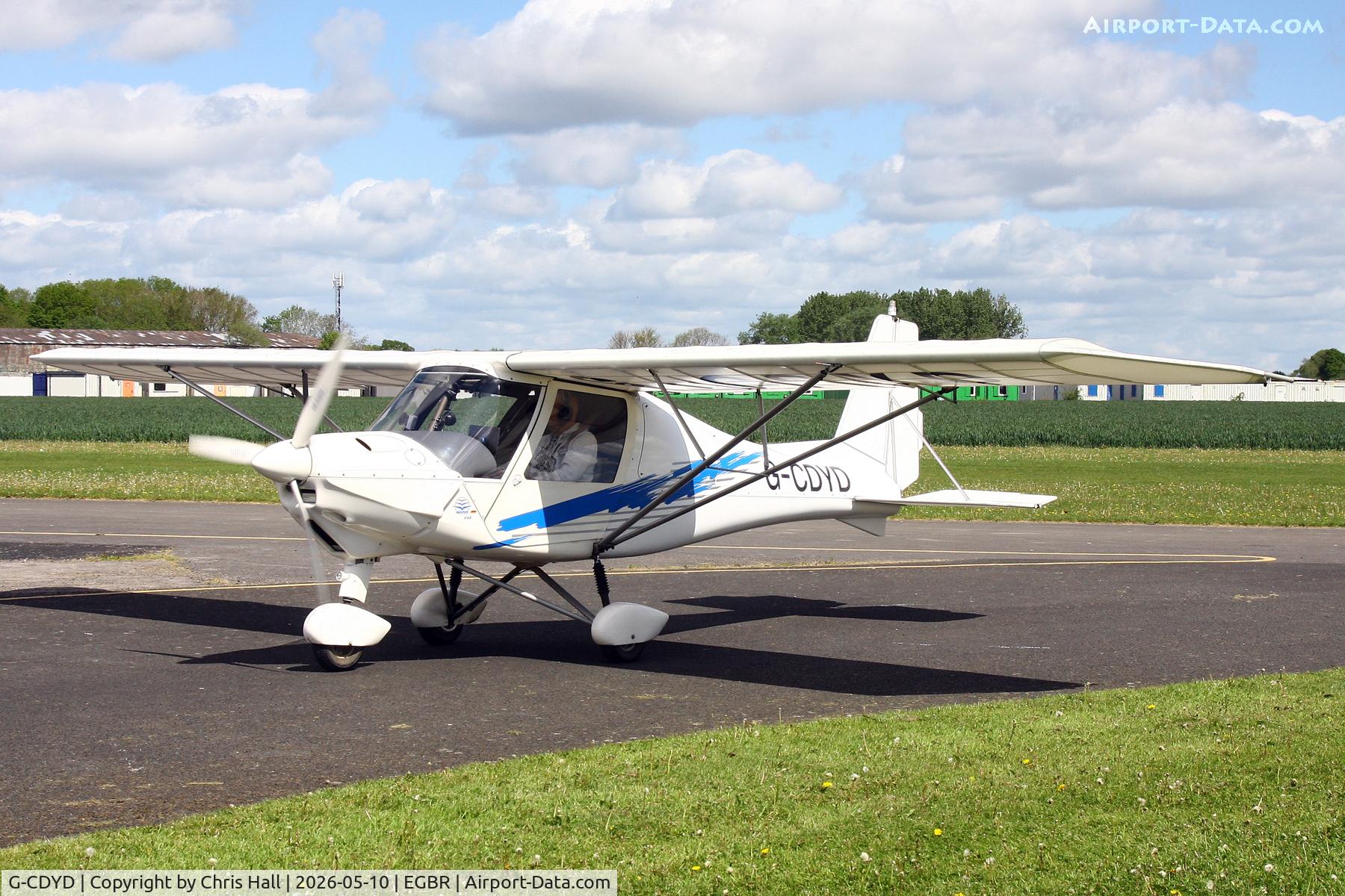 G-CDYD, 2006 Comco Ikarus C42 FB80 C/N 0604-6812, Breighton 10/05-26