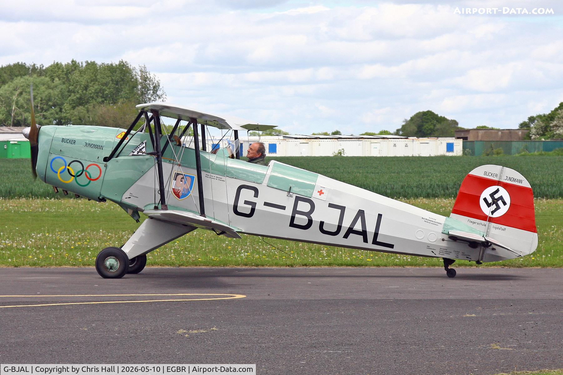 G-BJAL, 1957 Bucker 1-131E Jungmann C/N 1028, Breighton 10/05-26