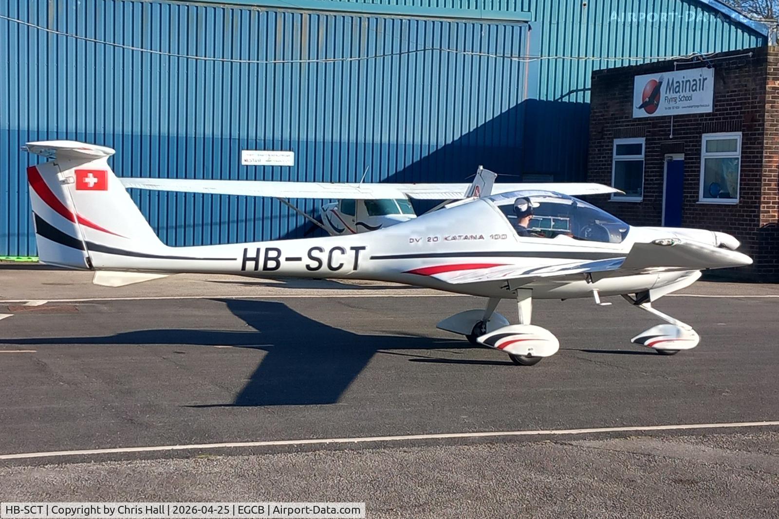 HB-SCT, 1995 Diamond DV-20 Katana C/N 20112, Barton - EGCB 25/04/26