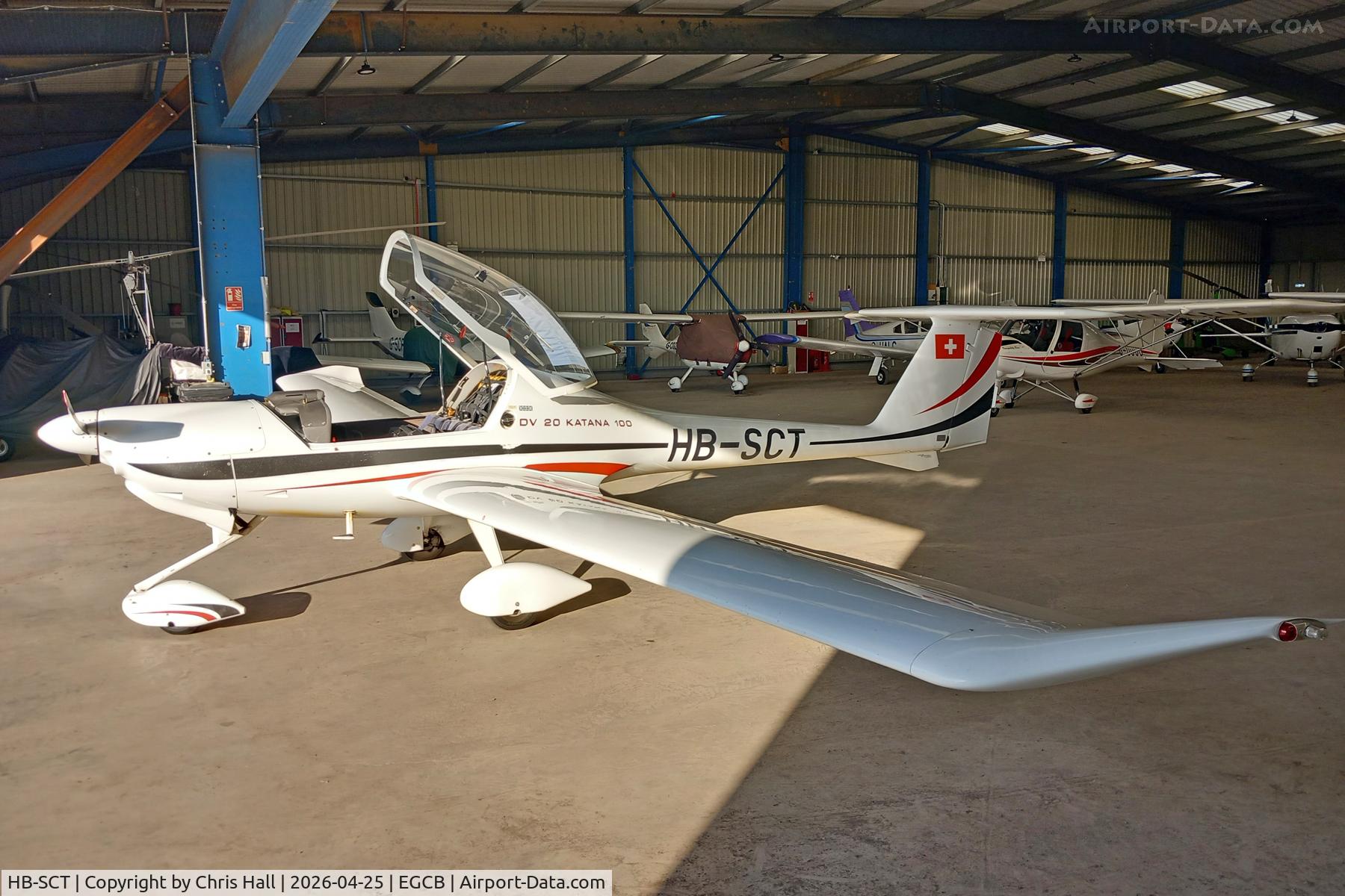 HB-SCT, 1995 Diamond DV-20 Katana C/N 20112, Barton - EGCB 25/04/26