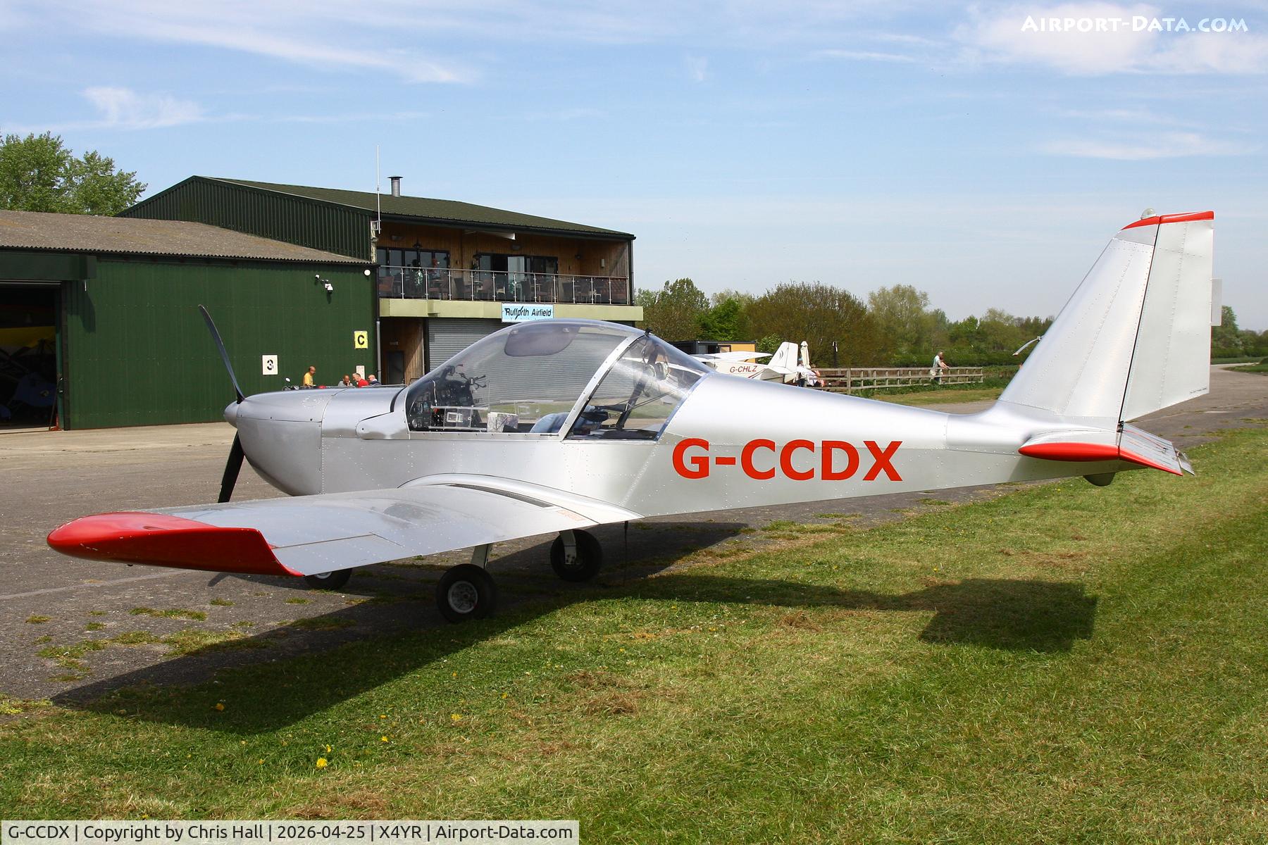 G-CCDX, 2003 Aerotechnik EV-97 Eurostar C/N PFA 315-14013, Rufforth East - X4YR 25/04/26