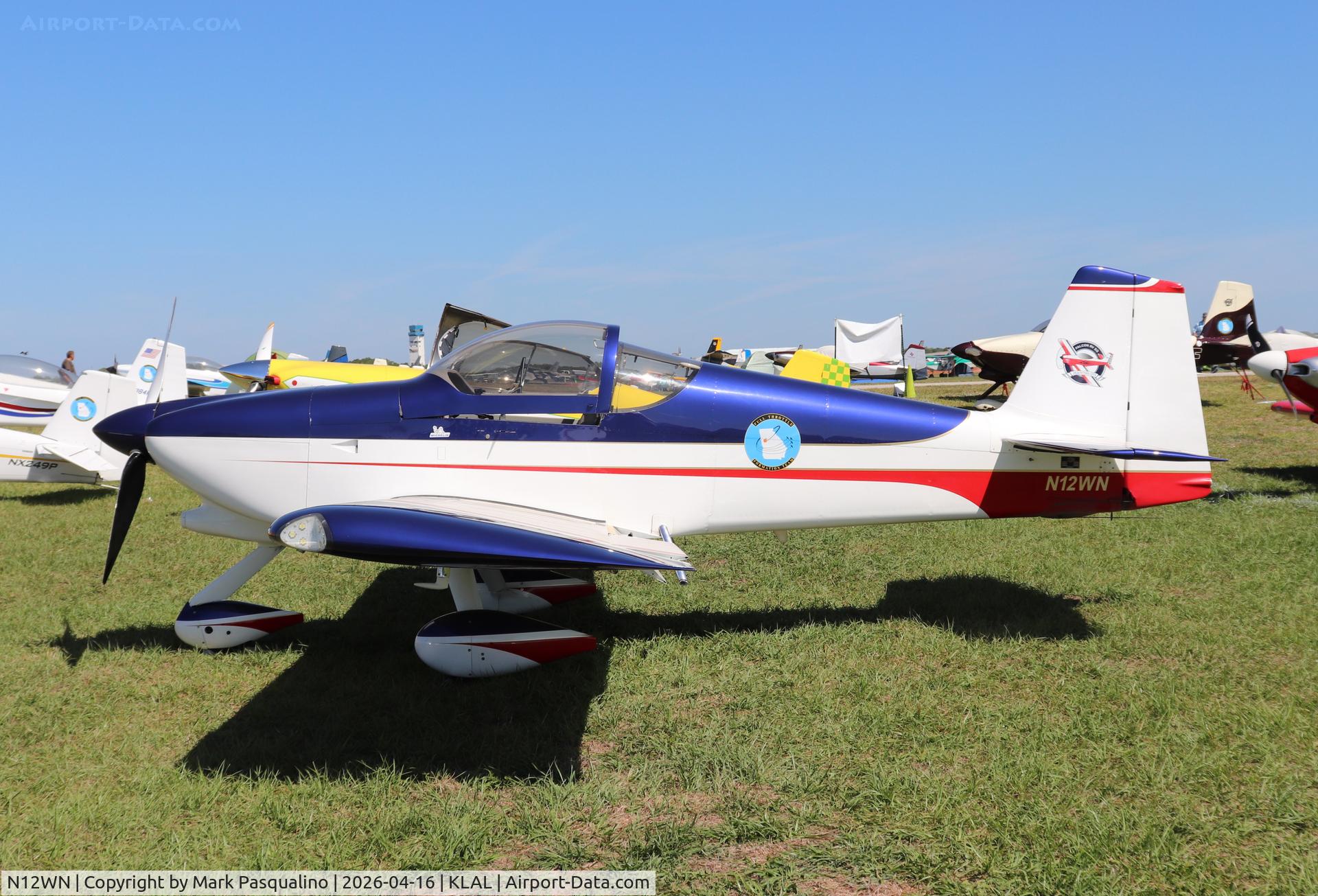 N12WN, 2008 Vans RV-6A C/N 60311, Vans RV-6A