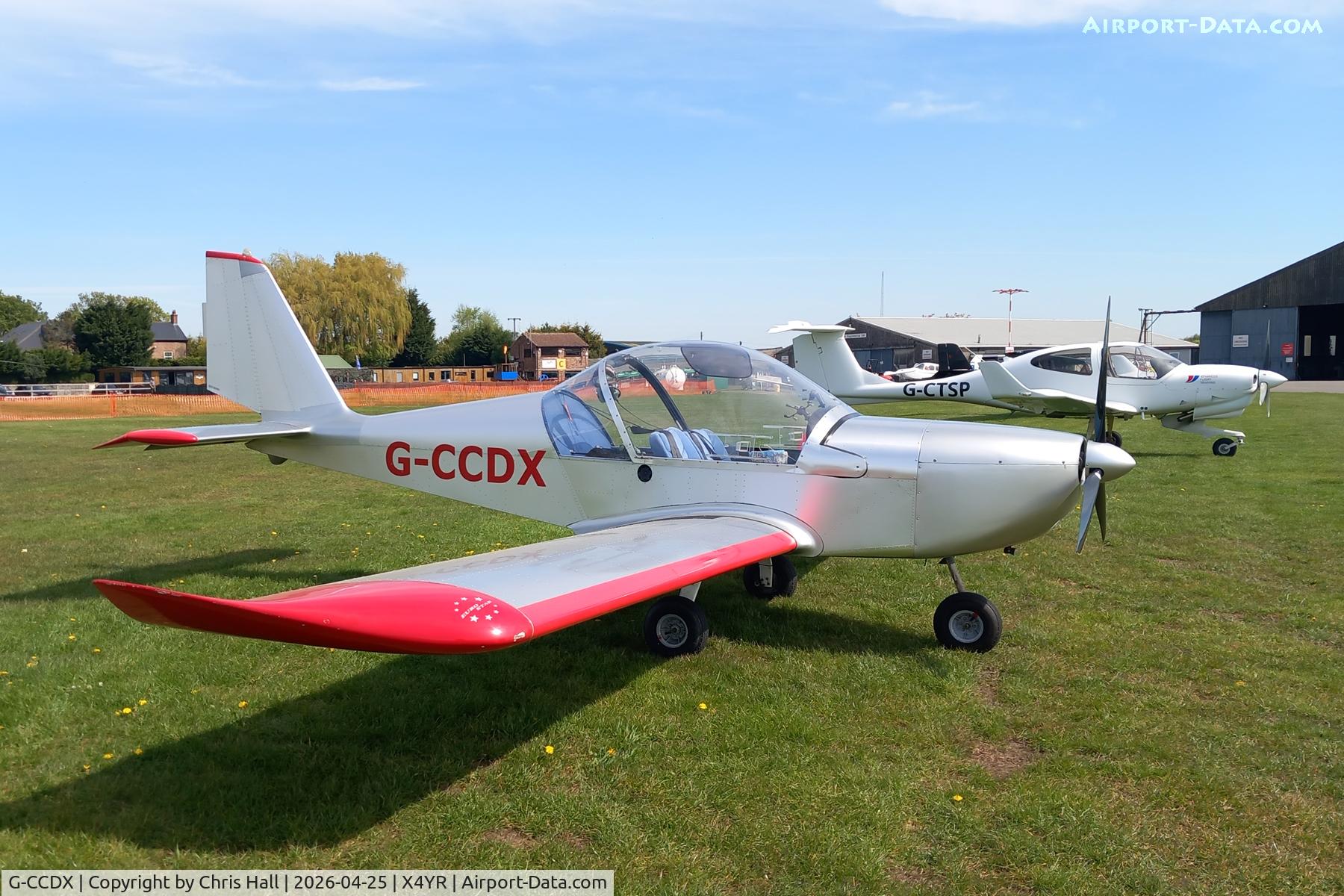 G-CCDX, 2003 Aerotechnik EV-97 Eurostar C/N PFA 315-14013, Sherburn in Elmett - EGCJ 25/04/26