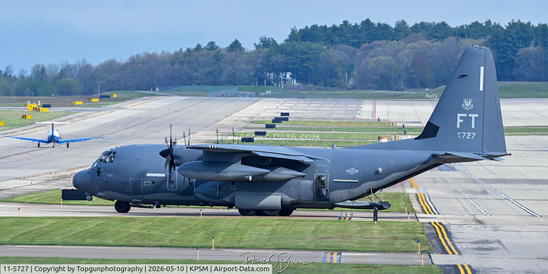 11-5727, 2012 Lockheed HC-130J C/N 382-5727, KING32 taxiing off the ramp