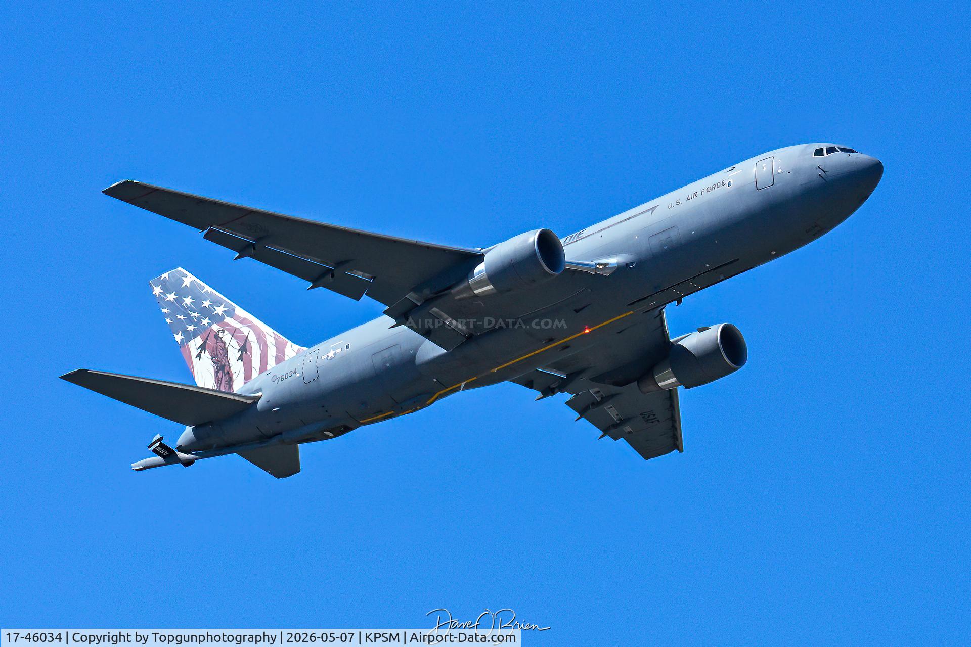 17-46034, 2018 Boeing KC-46A Pegasus C/N 34114, PACK51 off RW34